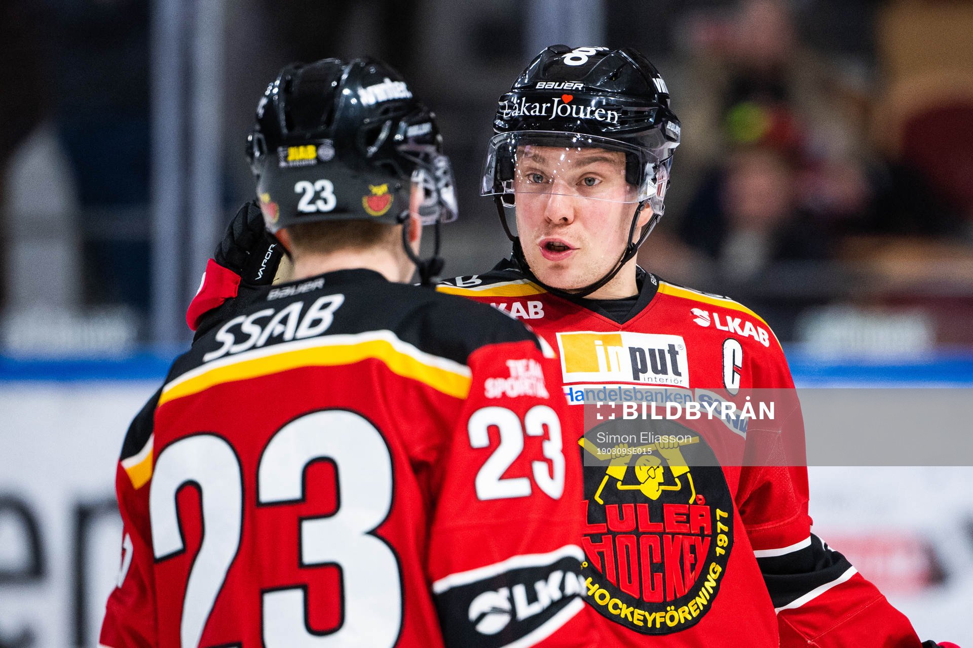 Luleås Jesper Sellgren och Erik Gustafsson