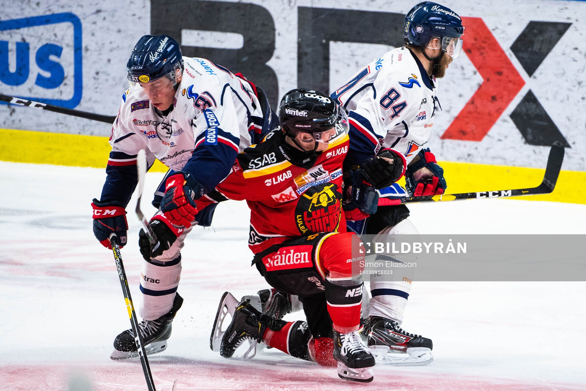 Linköpings Olle Lycksell, Luleås Austin Farley och
