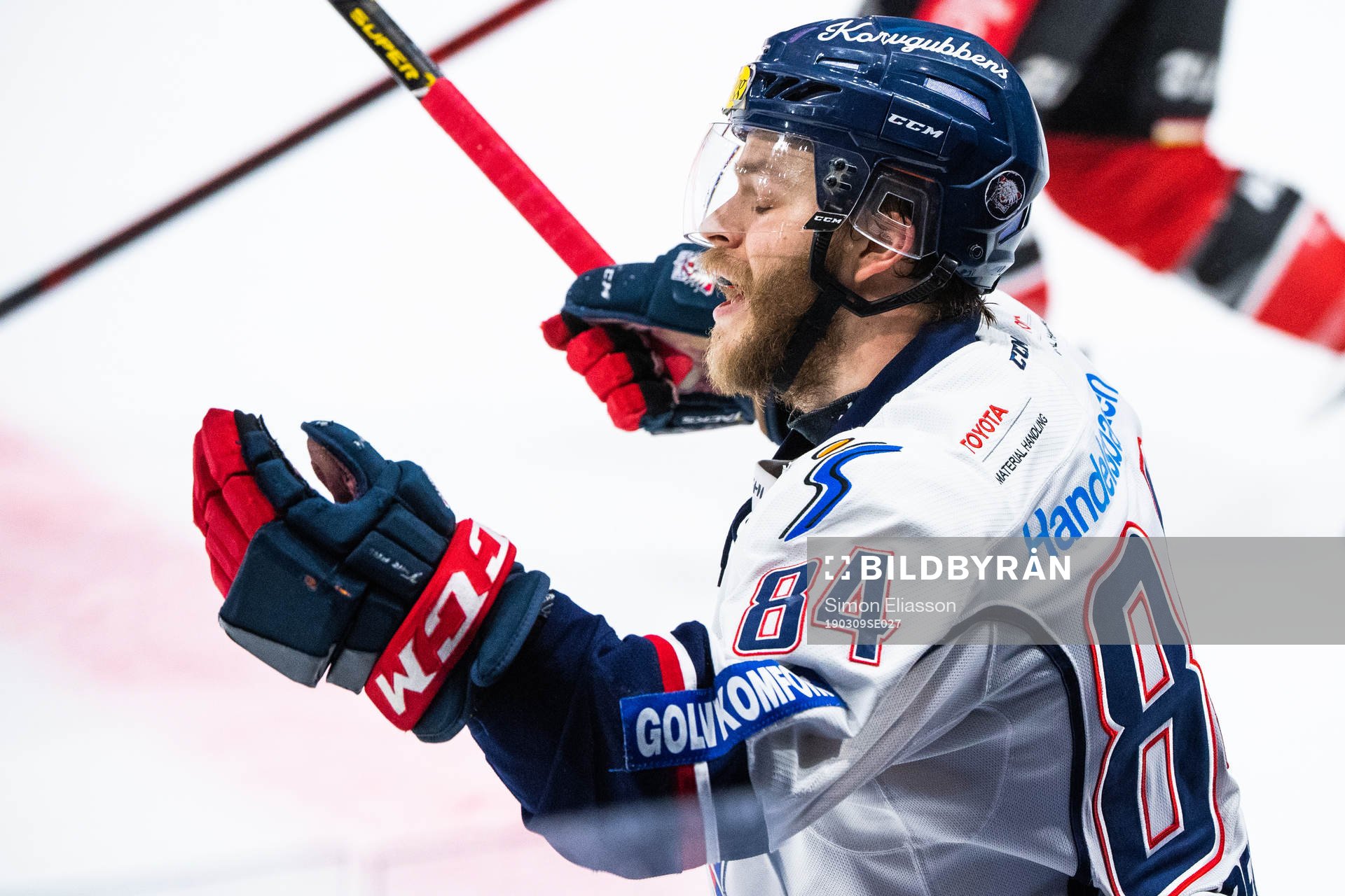 Linköpings Jimmy Andersson reagerar
