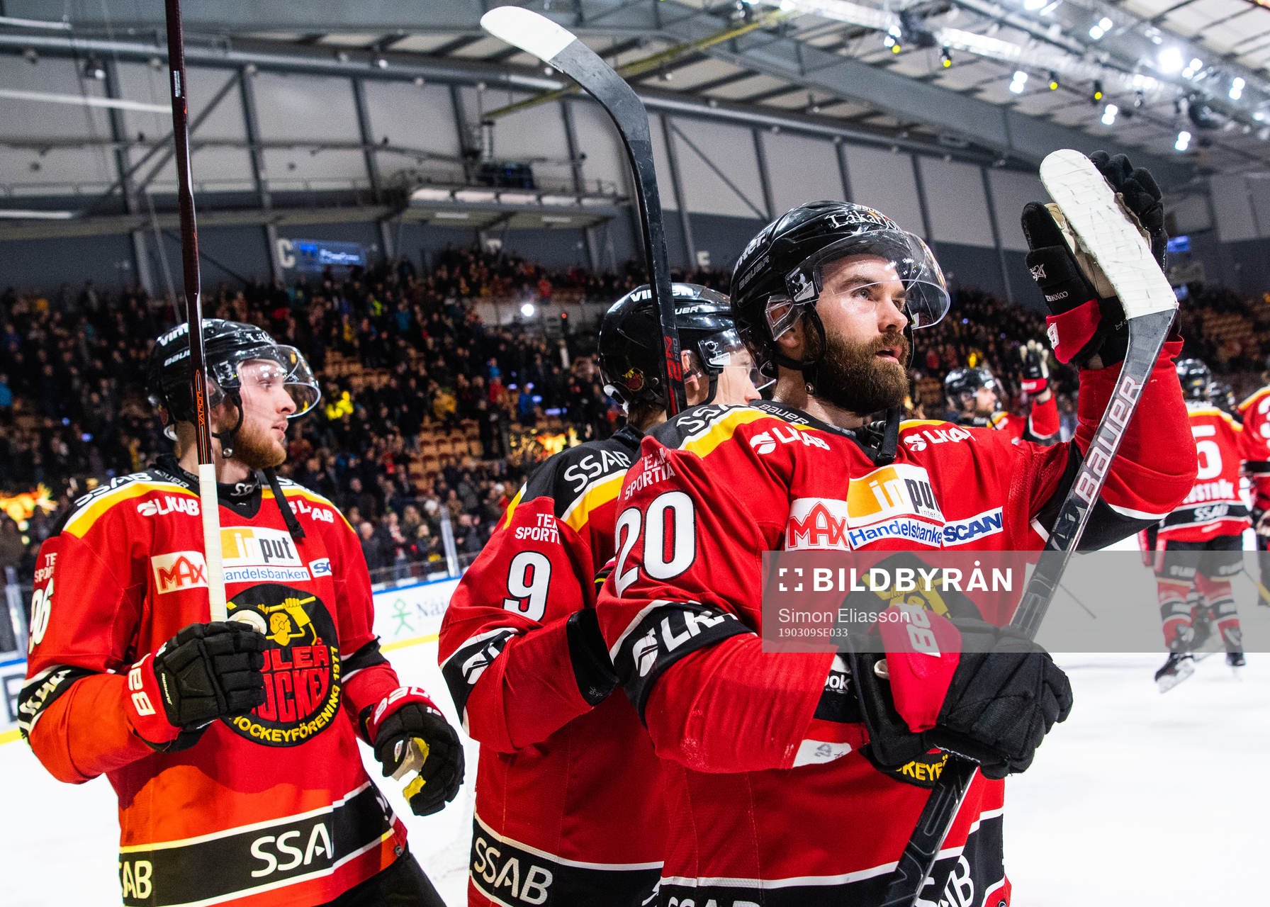 Luleås Jack Connolly jublar