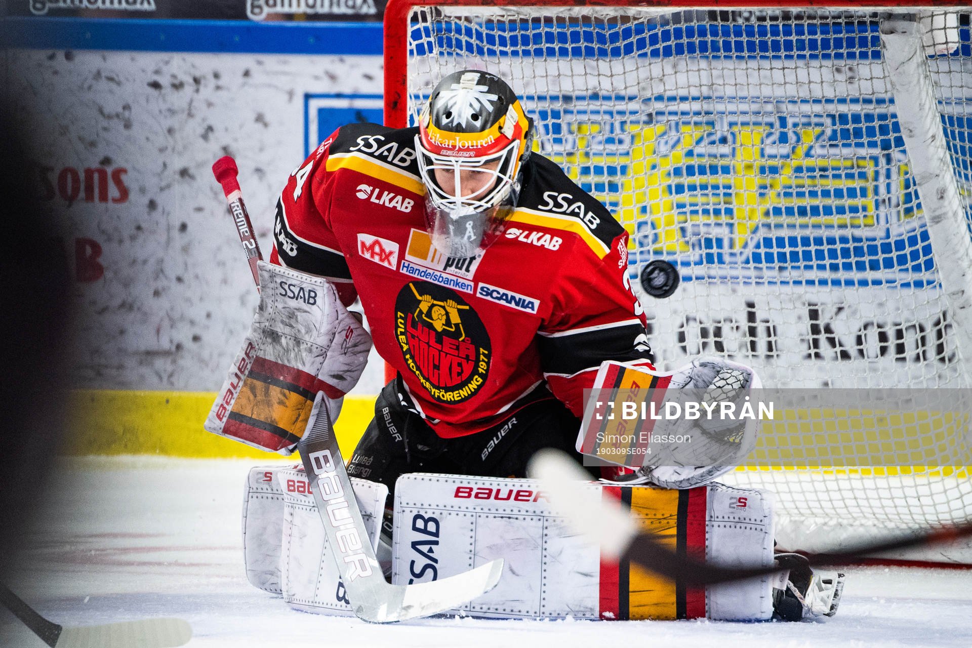 Luleås målvakt Joel Lassinantti