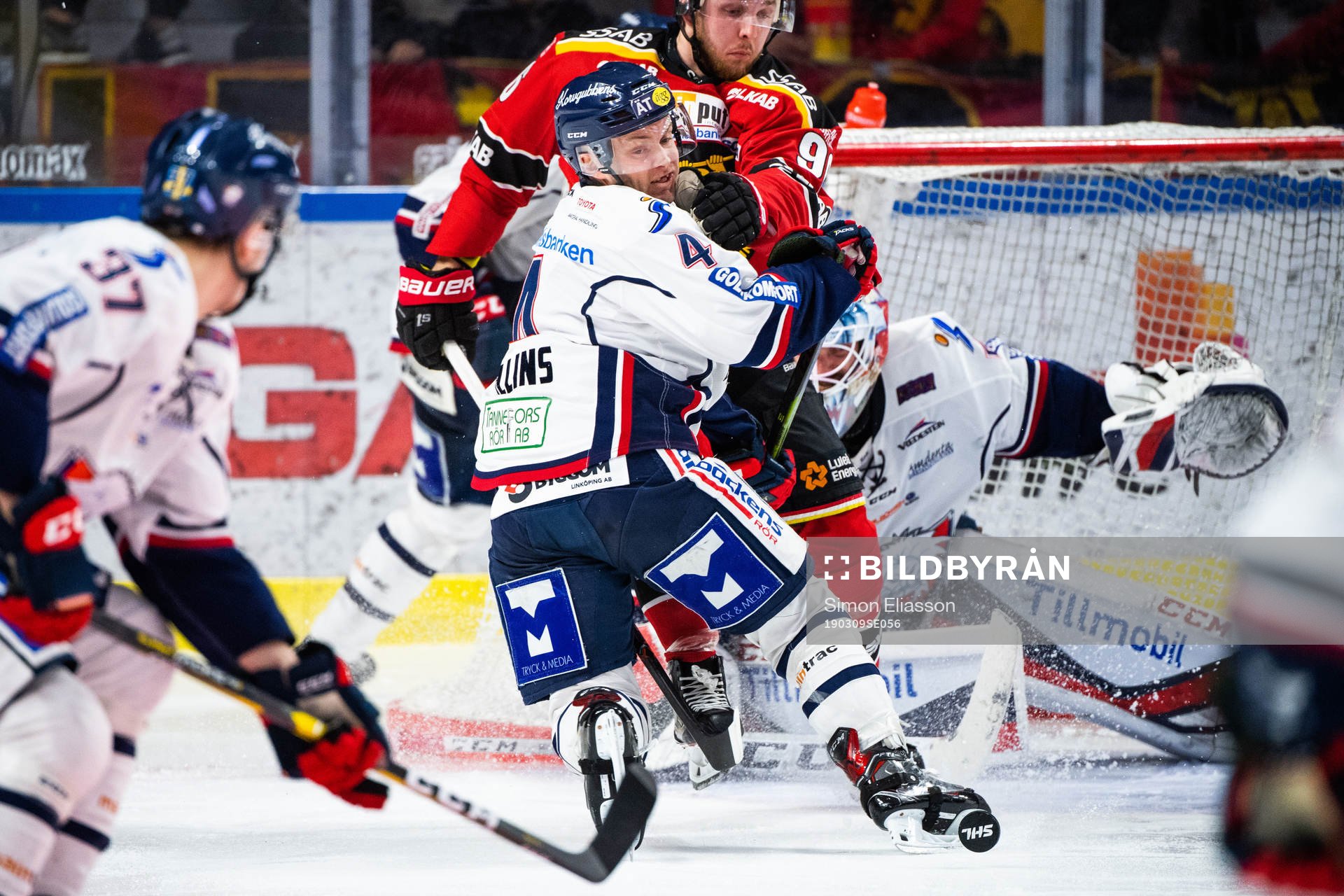 Linköpings Chad Billins och Luleås Robin Kovacs