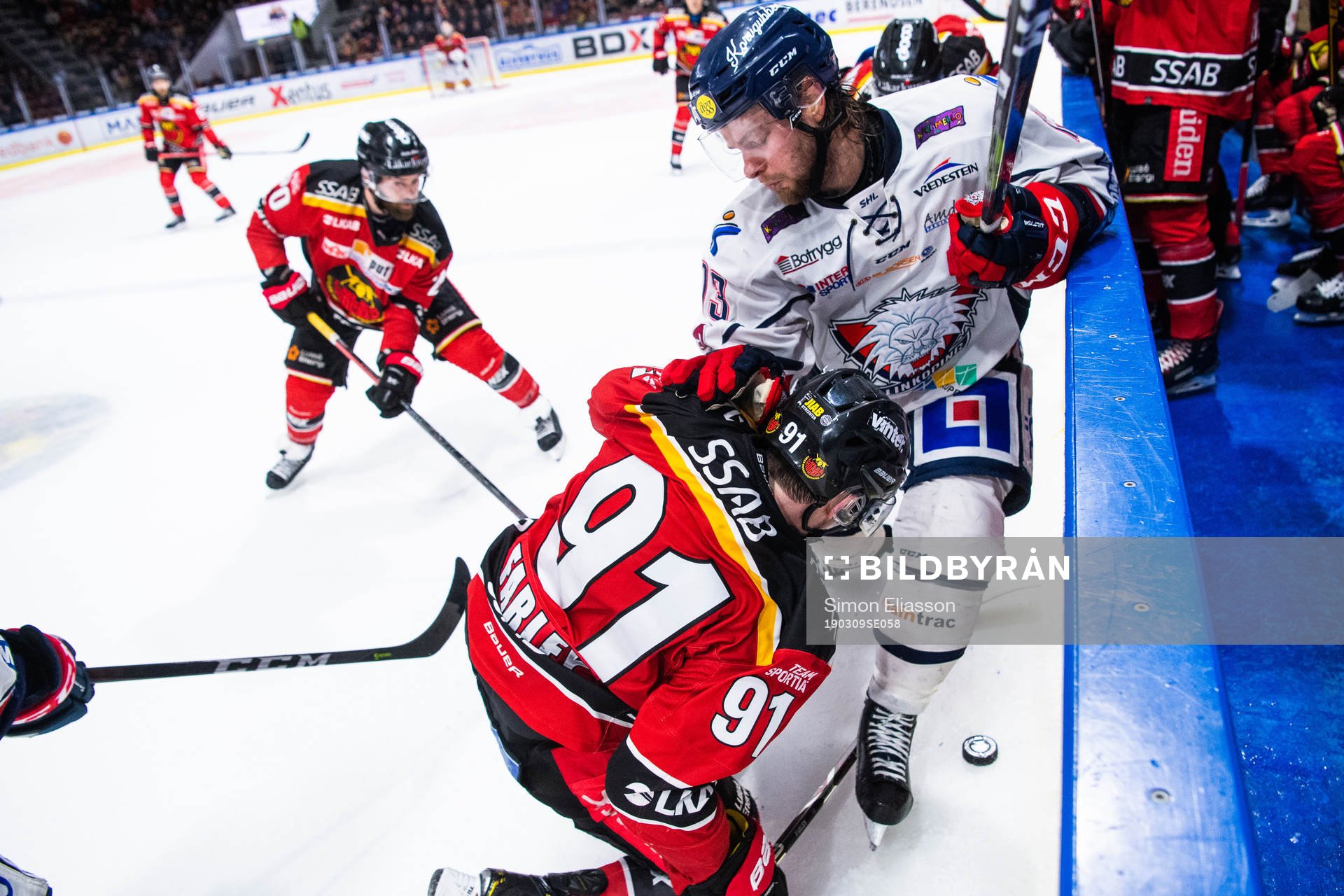 Luleås Austin Farley och Linköpings Andrew Gordon