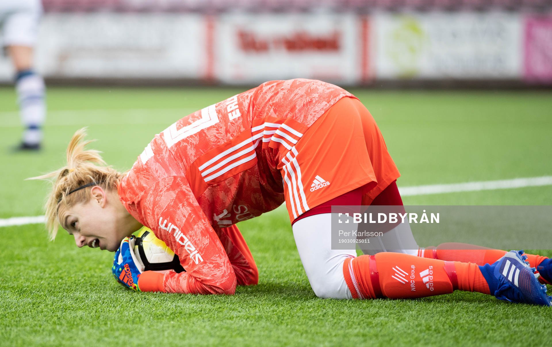 Djurgårdens målvakt Jennifer Pelley