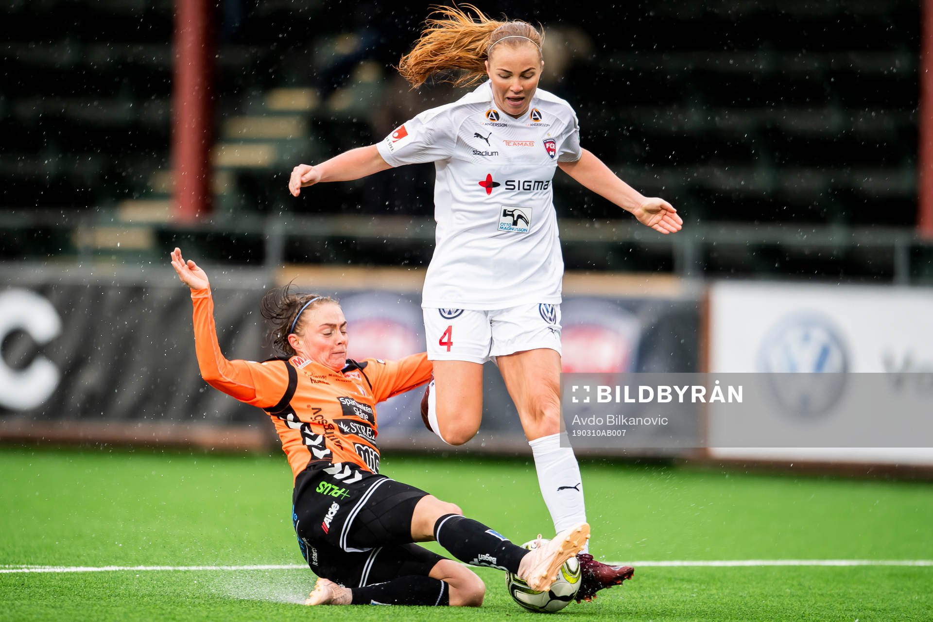 Kristianstads Kajsa Törnkvist fäller Rosengårds Glodis