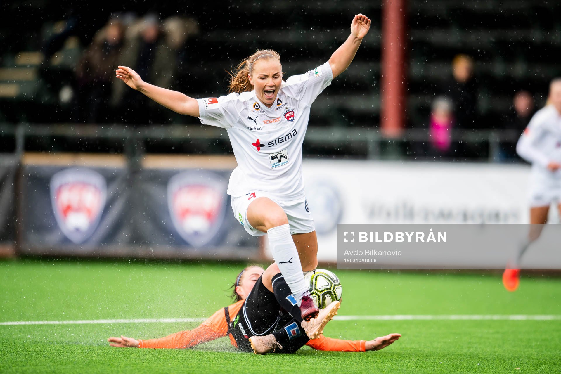 Kristianstads Kajsa Törnkvist fäller Rosengårds Glodis