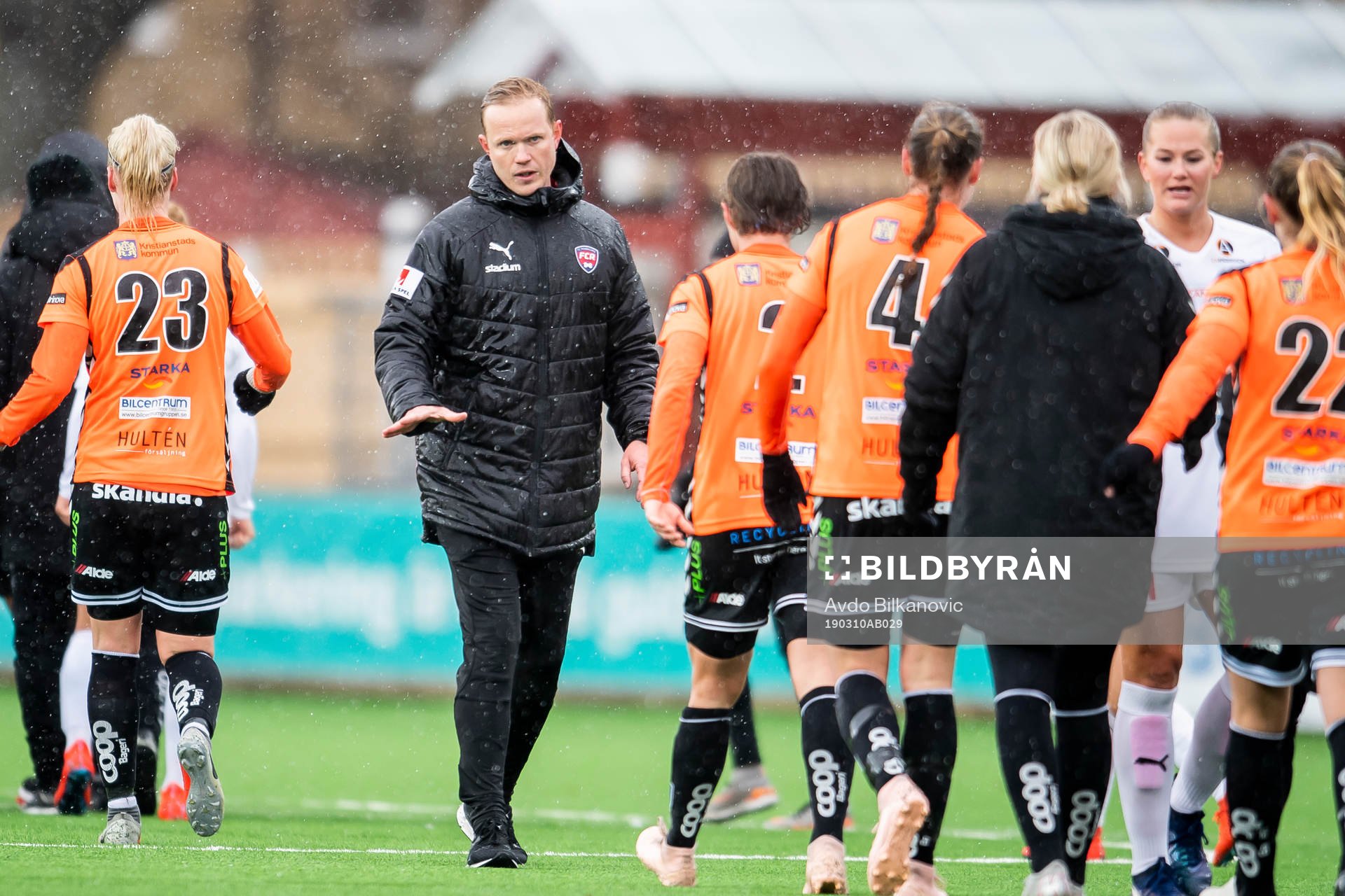 Rosengårds tränare Jonas Eidevall tackar Kristianstads