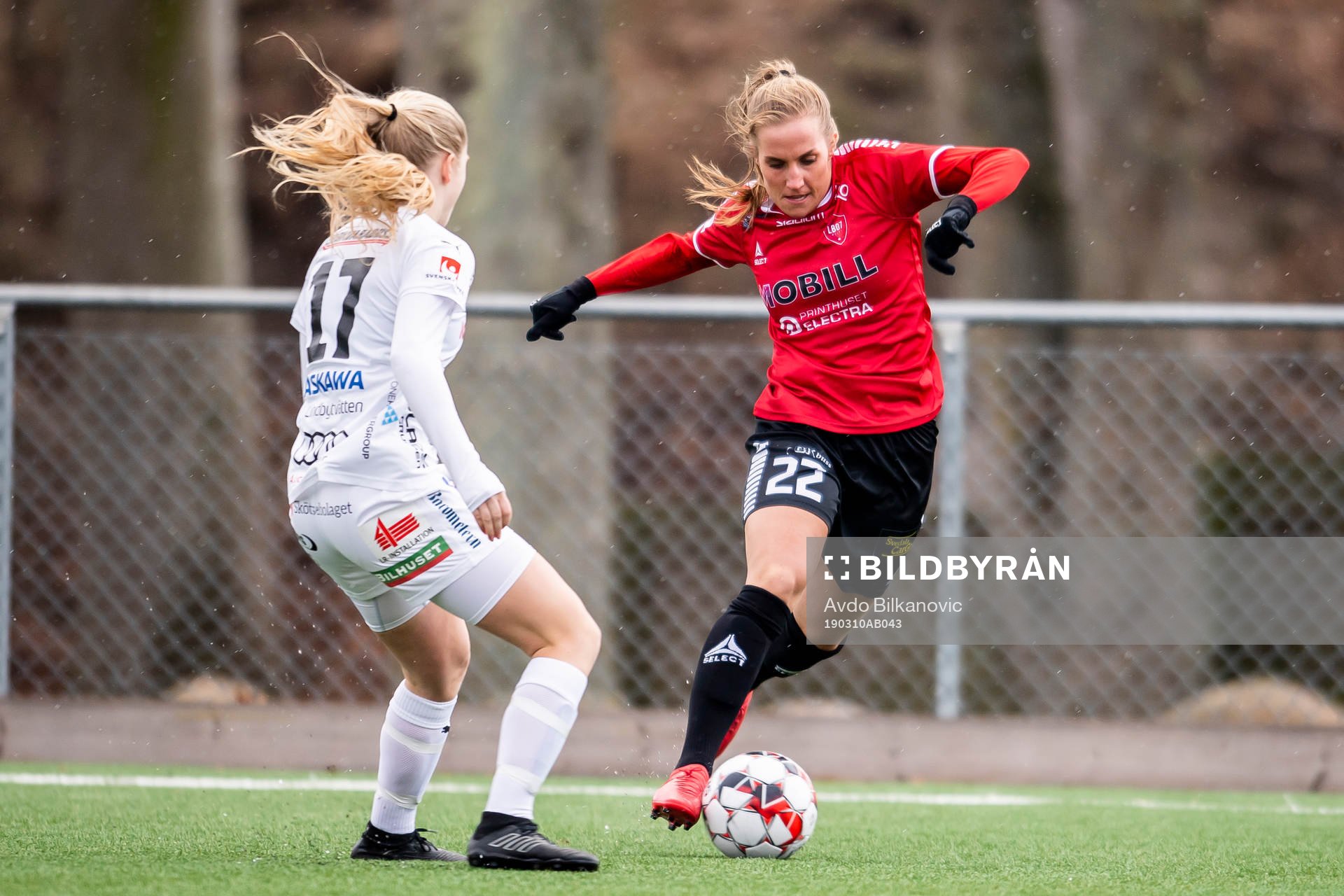 Limhamn Bunkeflos Hanna Persson och Kalmars Wilma Finnman