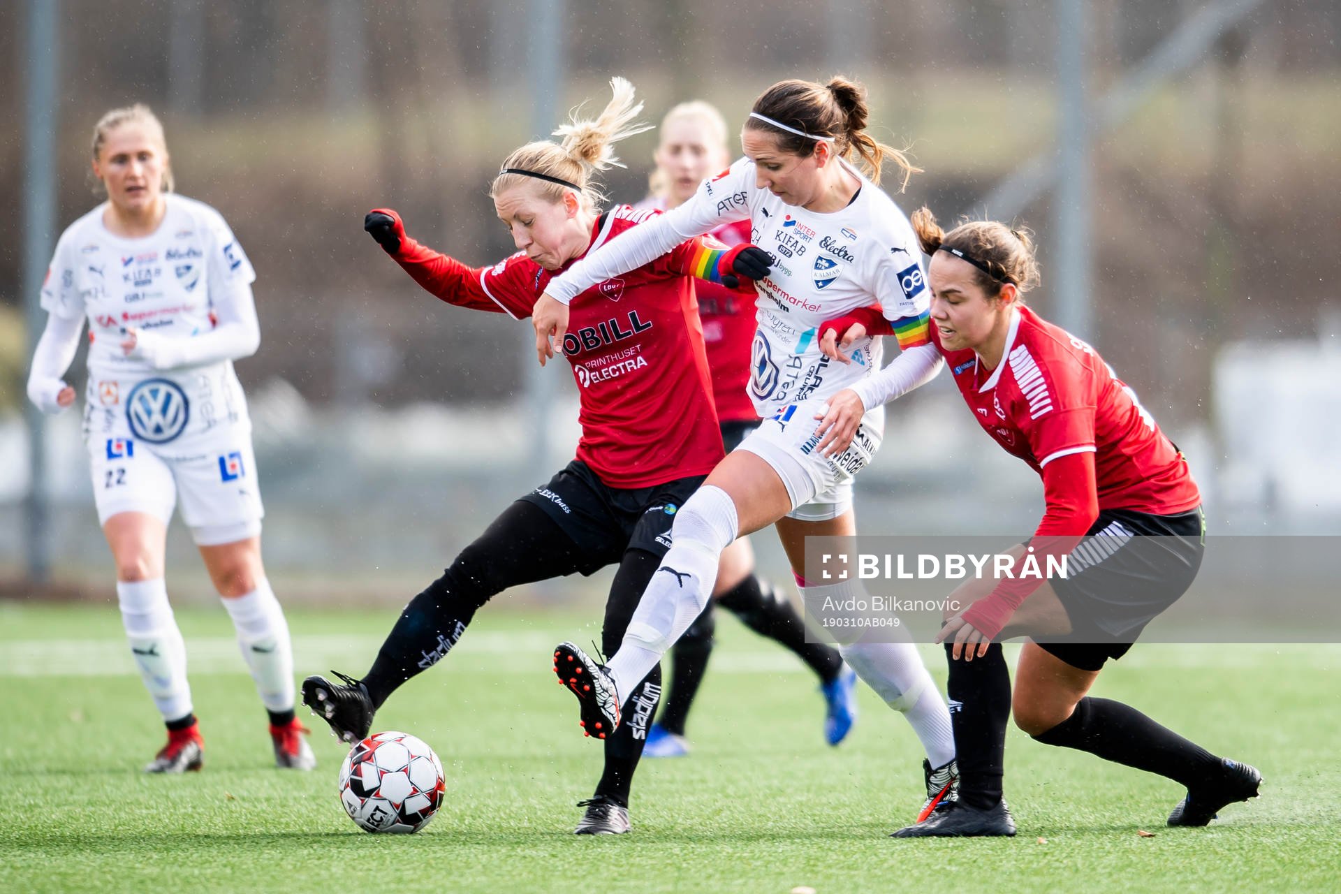 Limhamn Bunkeflos Mia Persson och Kalmars Mathilda