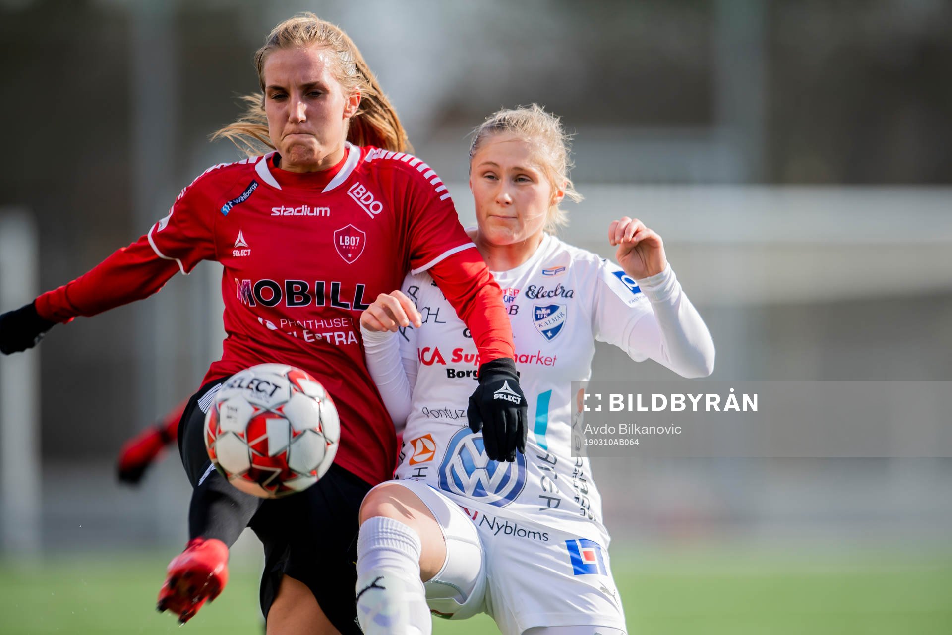 Limhamn Bunkeflos Hanna Persson  och Kalmars Sara Johansson