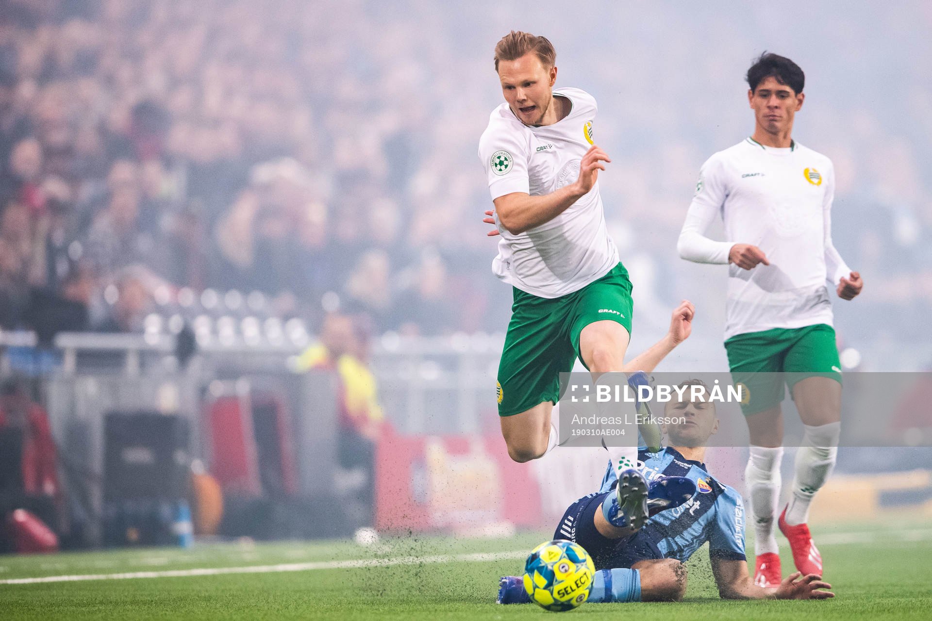 Hammarbys Tim Söderström och Jean Carlos de Brito