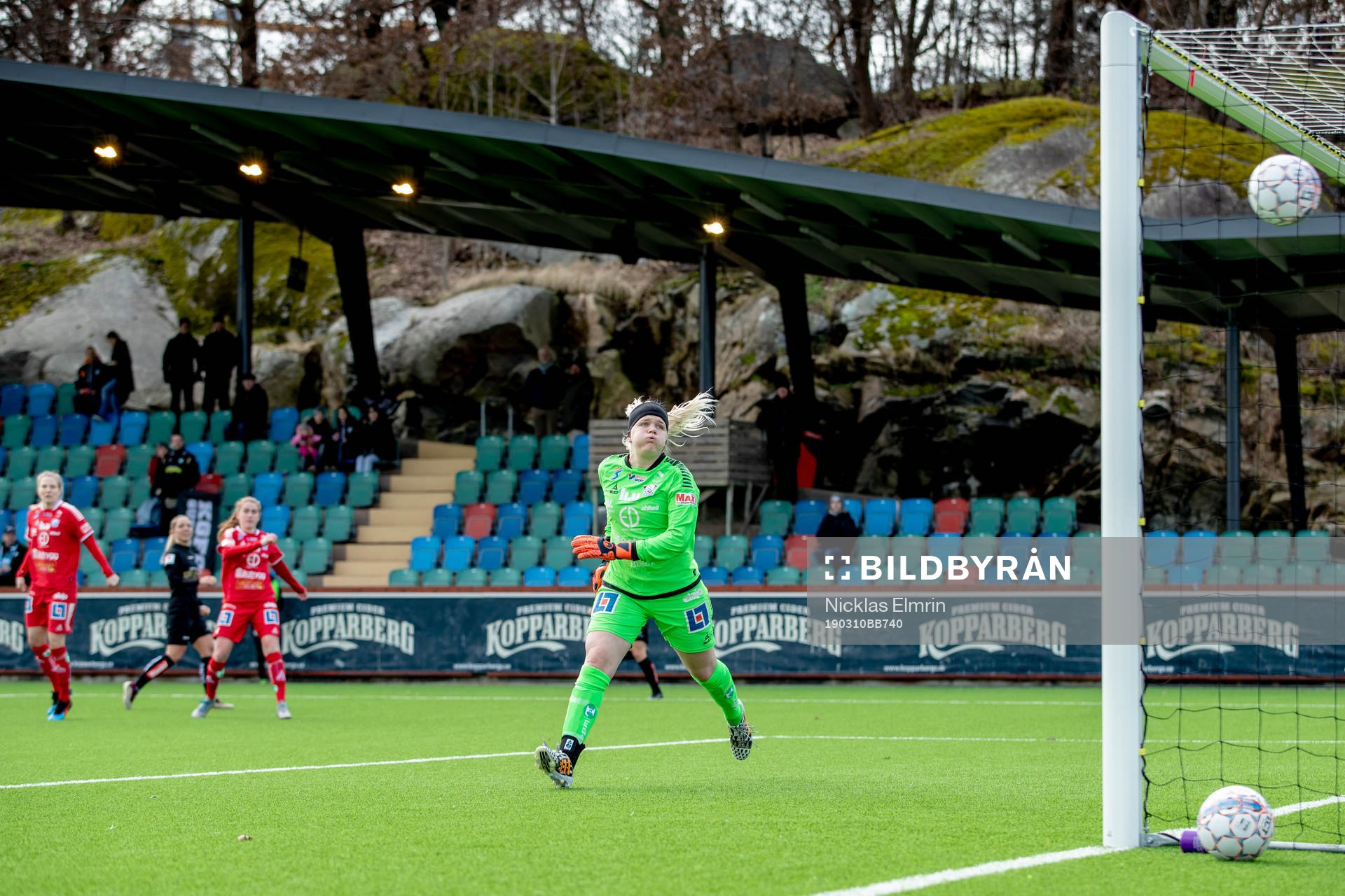 0  Göteborgs Elin Rubensson gör 1-0 mot Linköpings