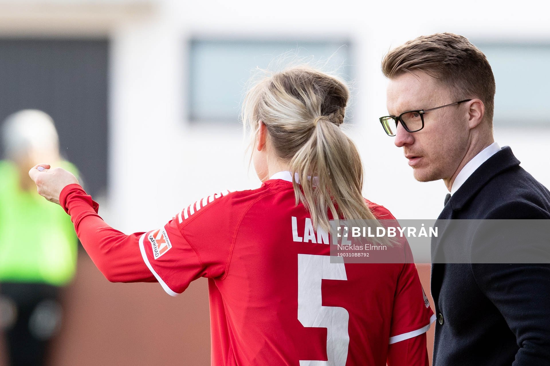0  Linköpings tränare Olof Unogård och Lisa Lantz