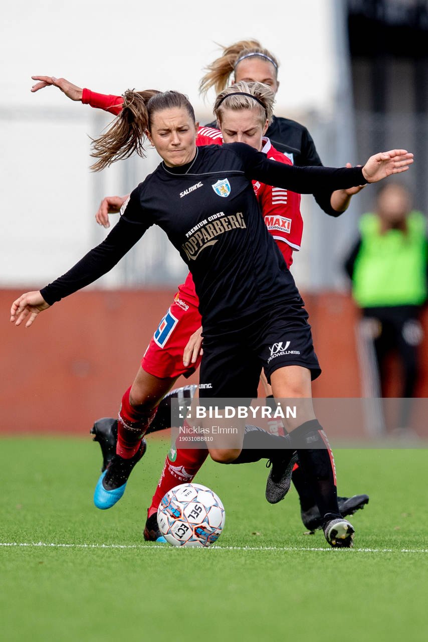 0  Göteborgs Vilde Bøe Risa, Emma Koivisto mot