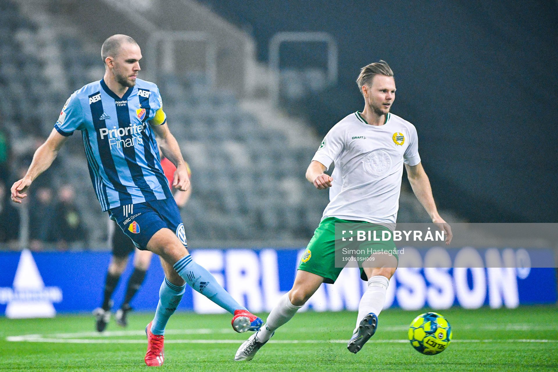 Djurgårdens Marcus Danielson och Hammarbys Tim Söderström