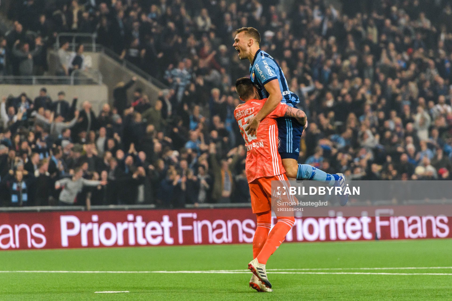 Djurgårdens målvakt Per Kristian Bråtveit och Jesper