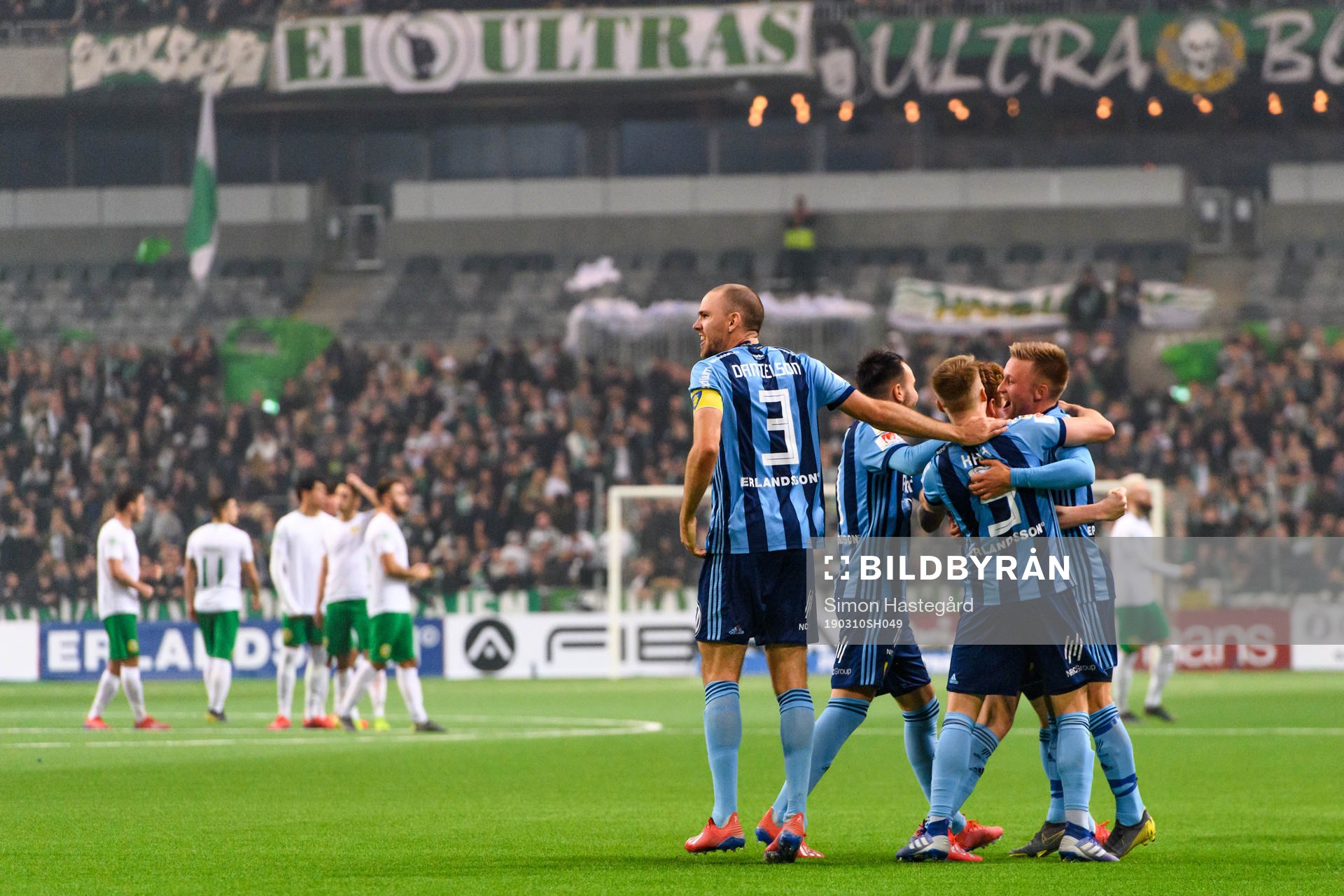 Djurgårdens Marcus Danielson  jublar