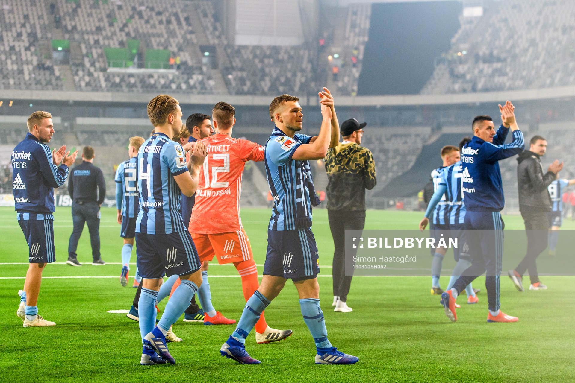 Djurgårdens Jesper Karlström jublar