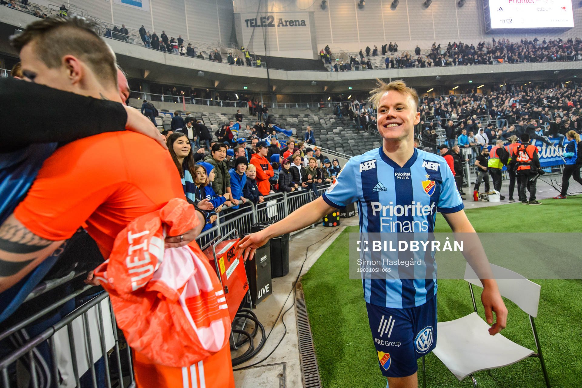Djurgårdens Jonathan Augustinsson jublar