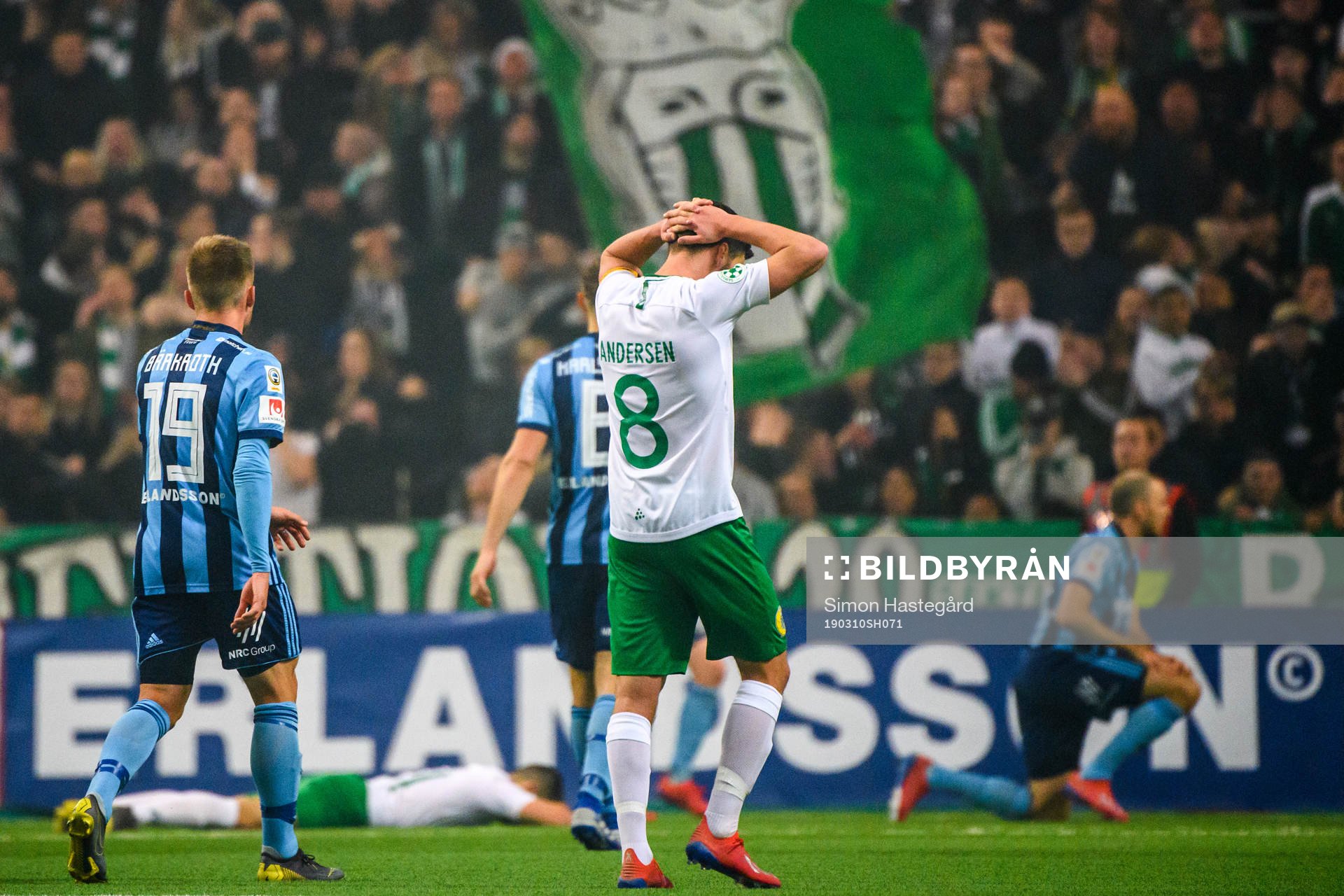 Hammarbys Jeppe Andersen deppar