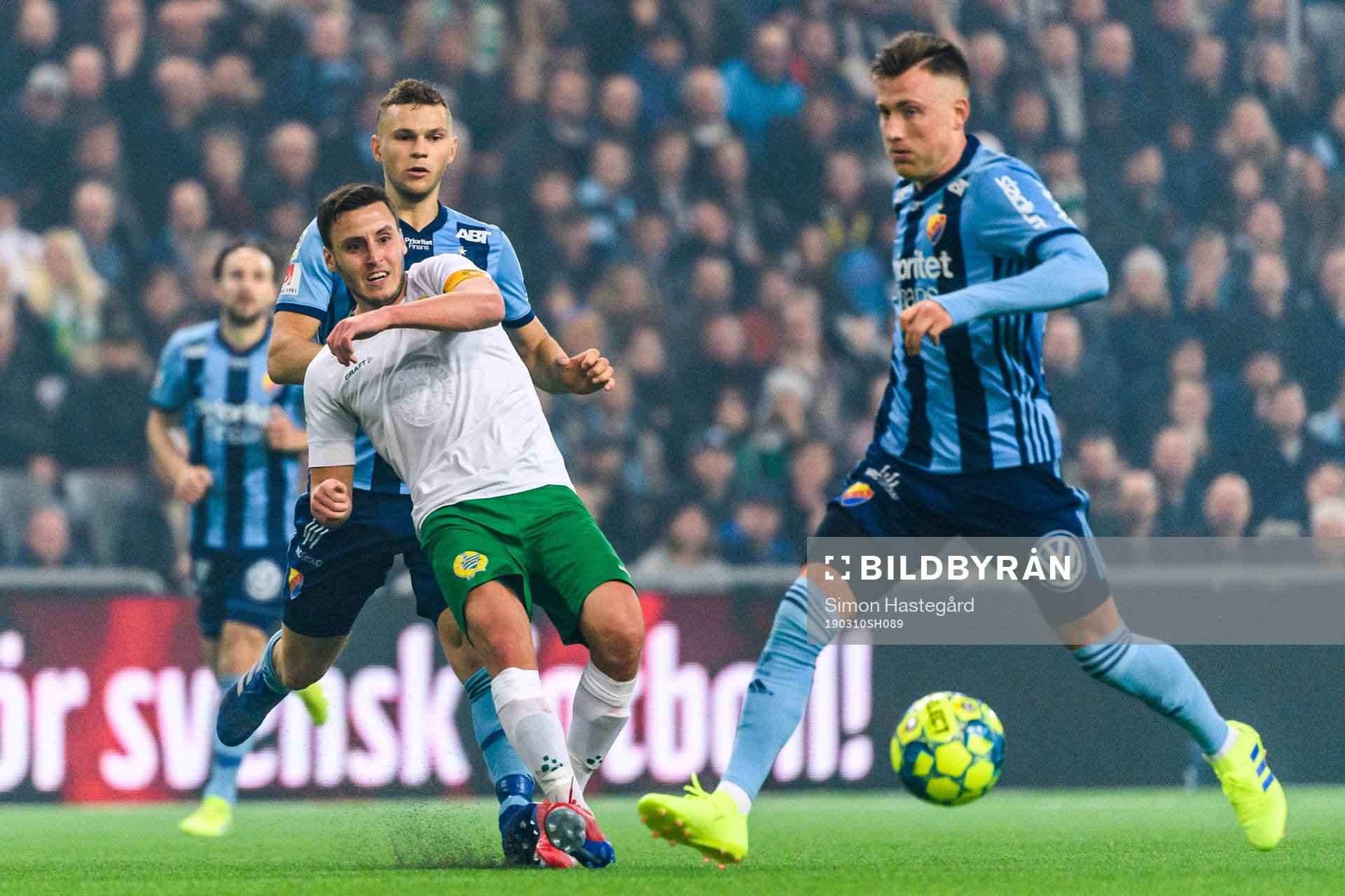 Hammarbys Jeppe Andersen och Djurgårdens Fredrik Ulvestad