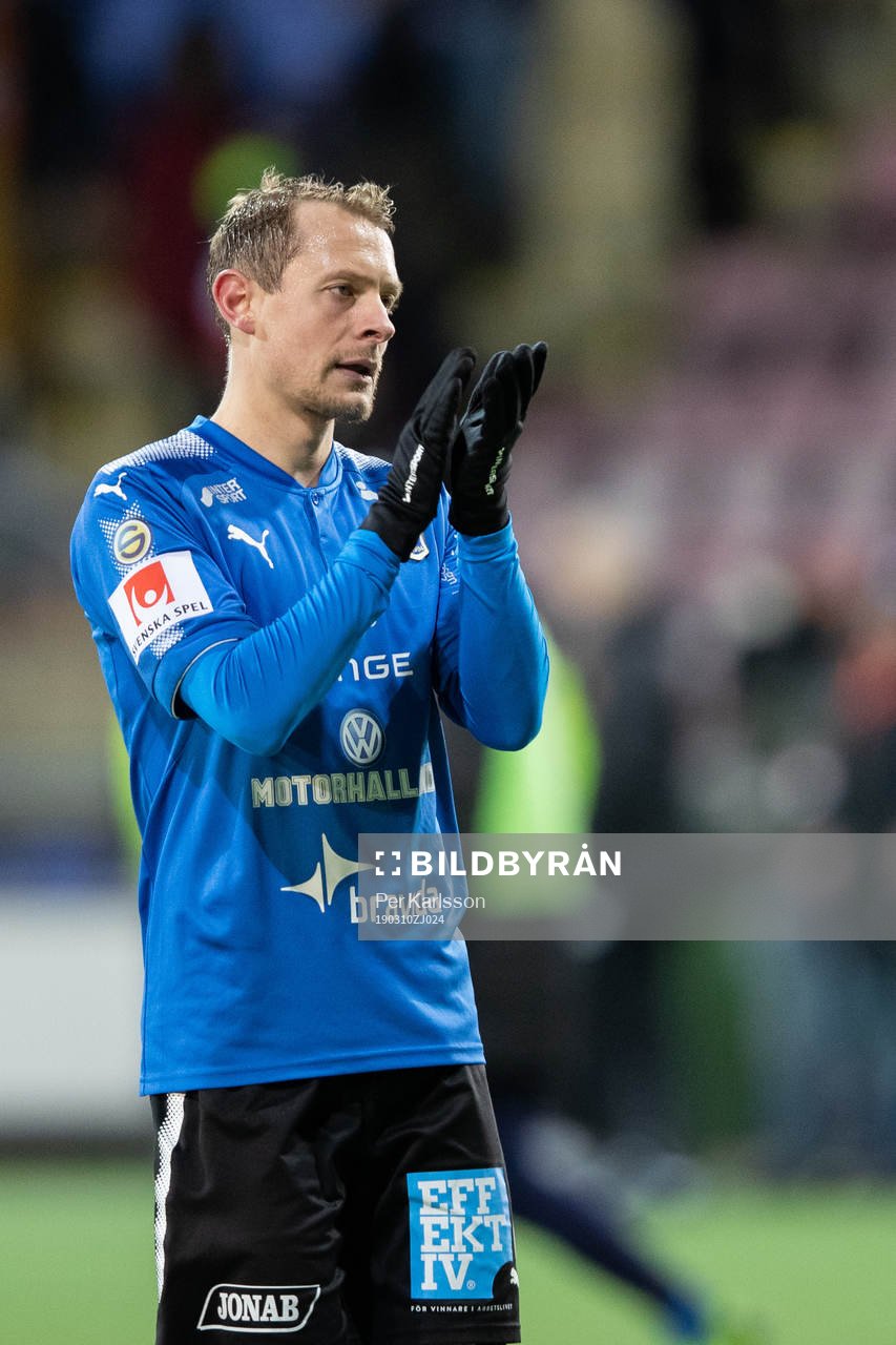 Halmstads Joel Allansson deppar