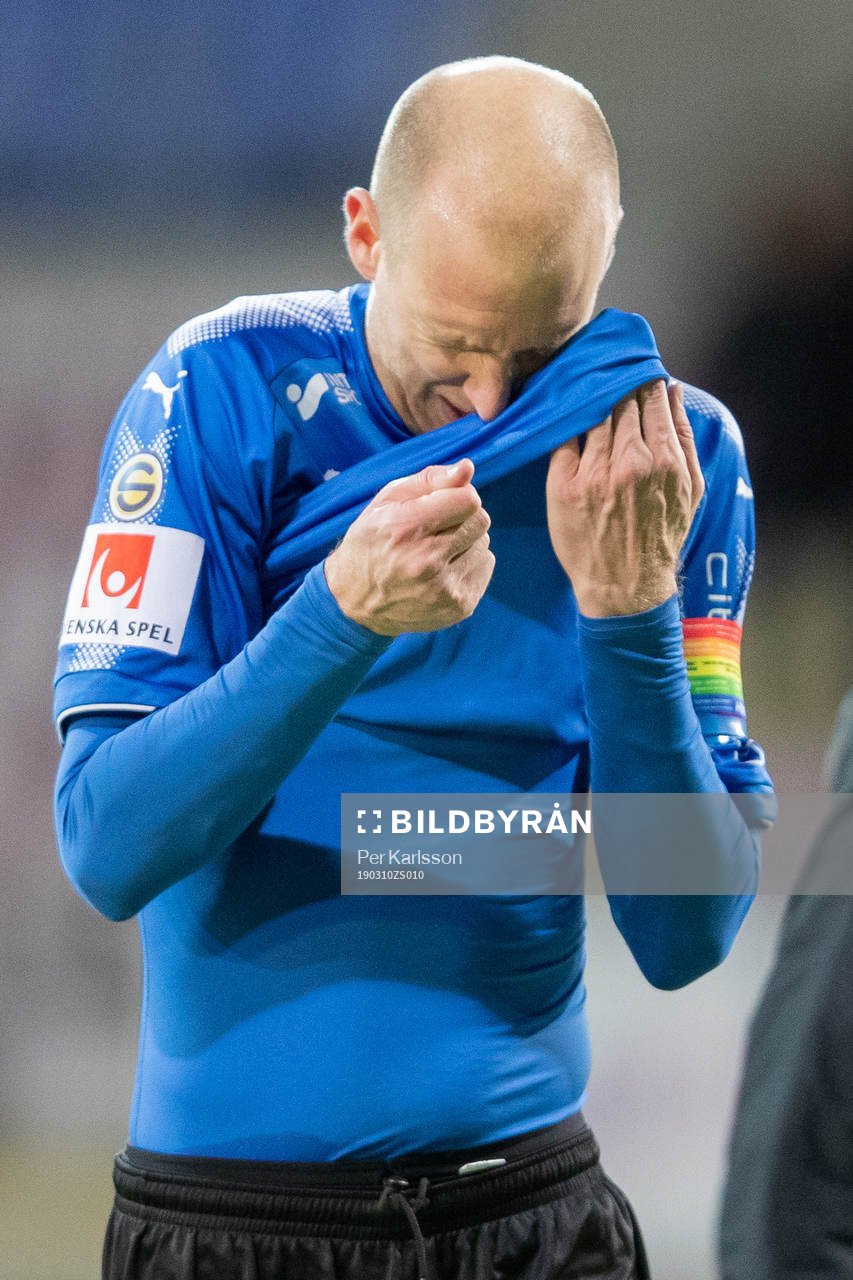 Halmstads Andreas Johansson deppar