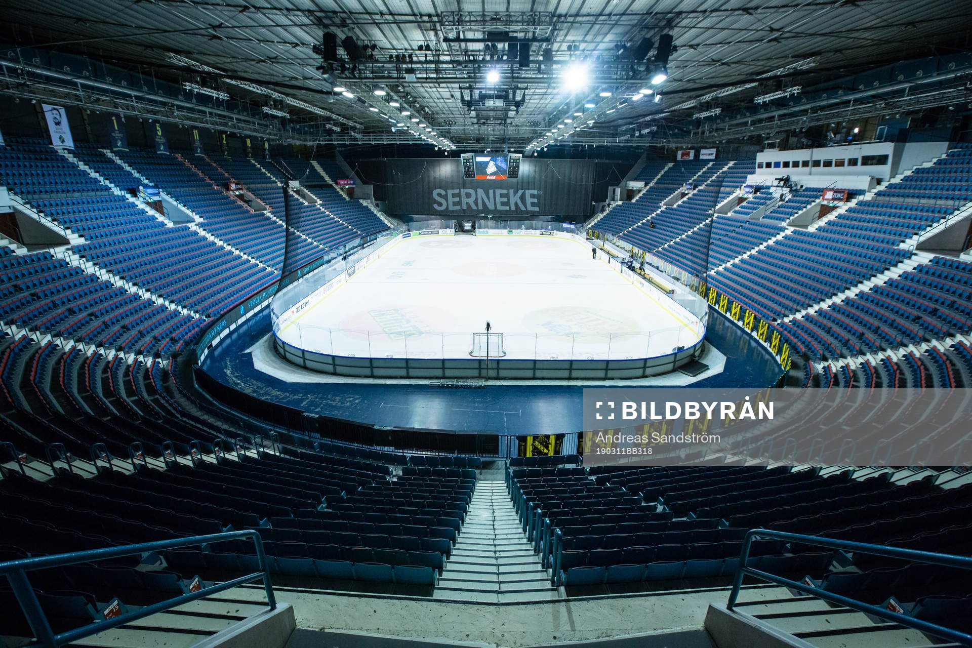 Generell vy på Hovets Isstadion