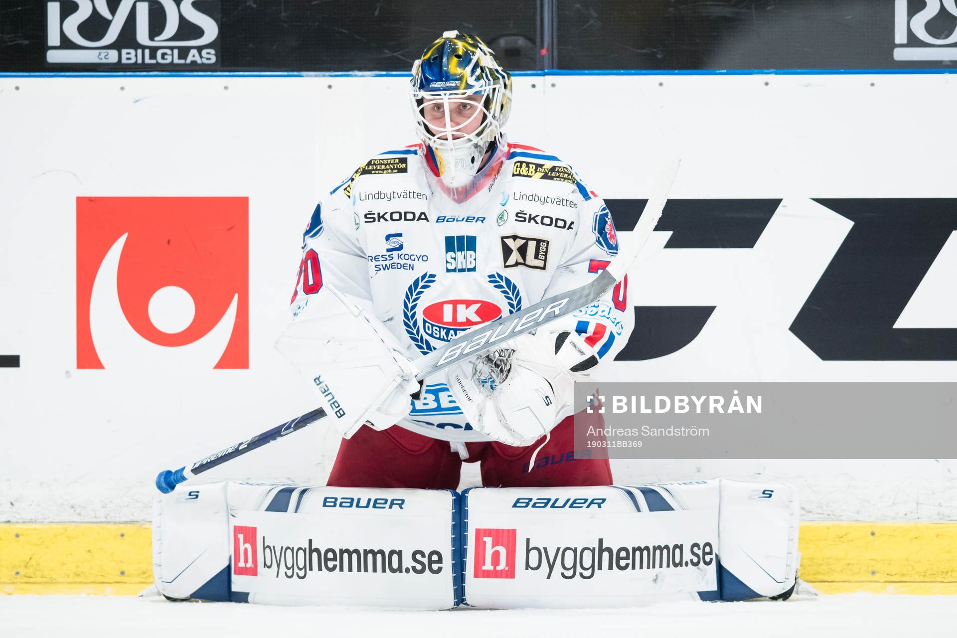 Oskarshamns målvakt Adam Åhman