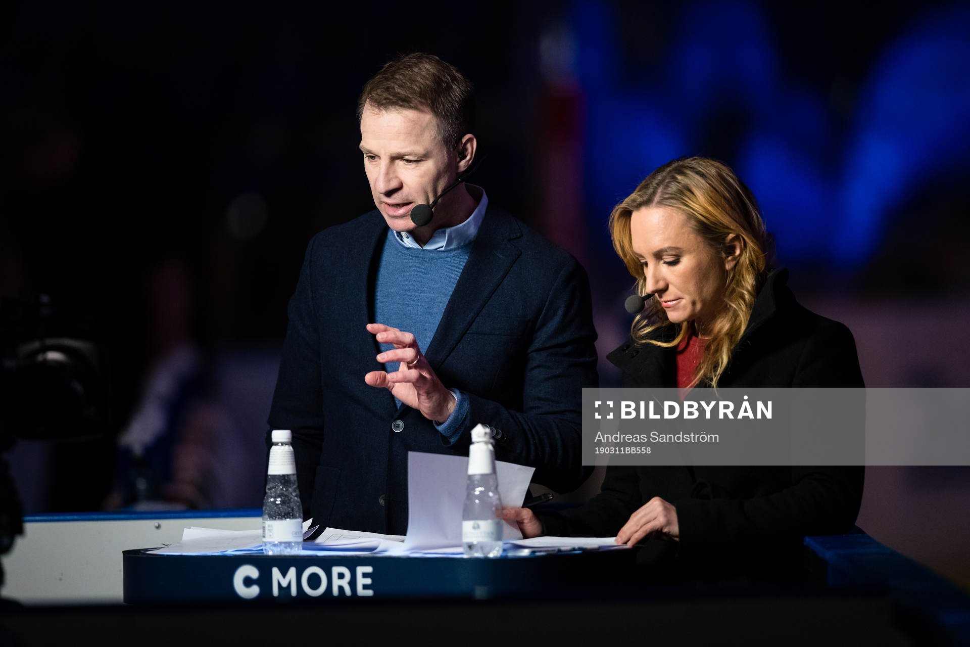 CMores Mike Hellberg och Frida Nordstrand