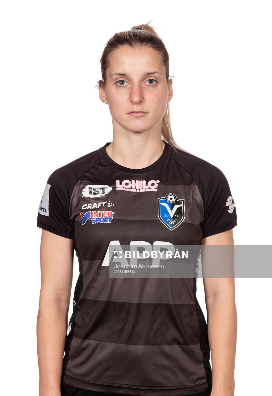 Växjös Jelena Cankovic poserar för ett porträtt den 11 mars 2019 i Växjö.