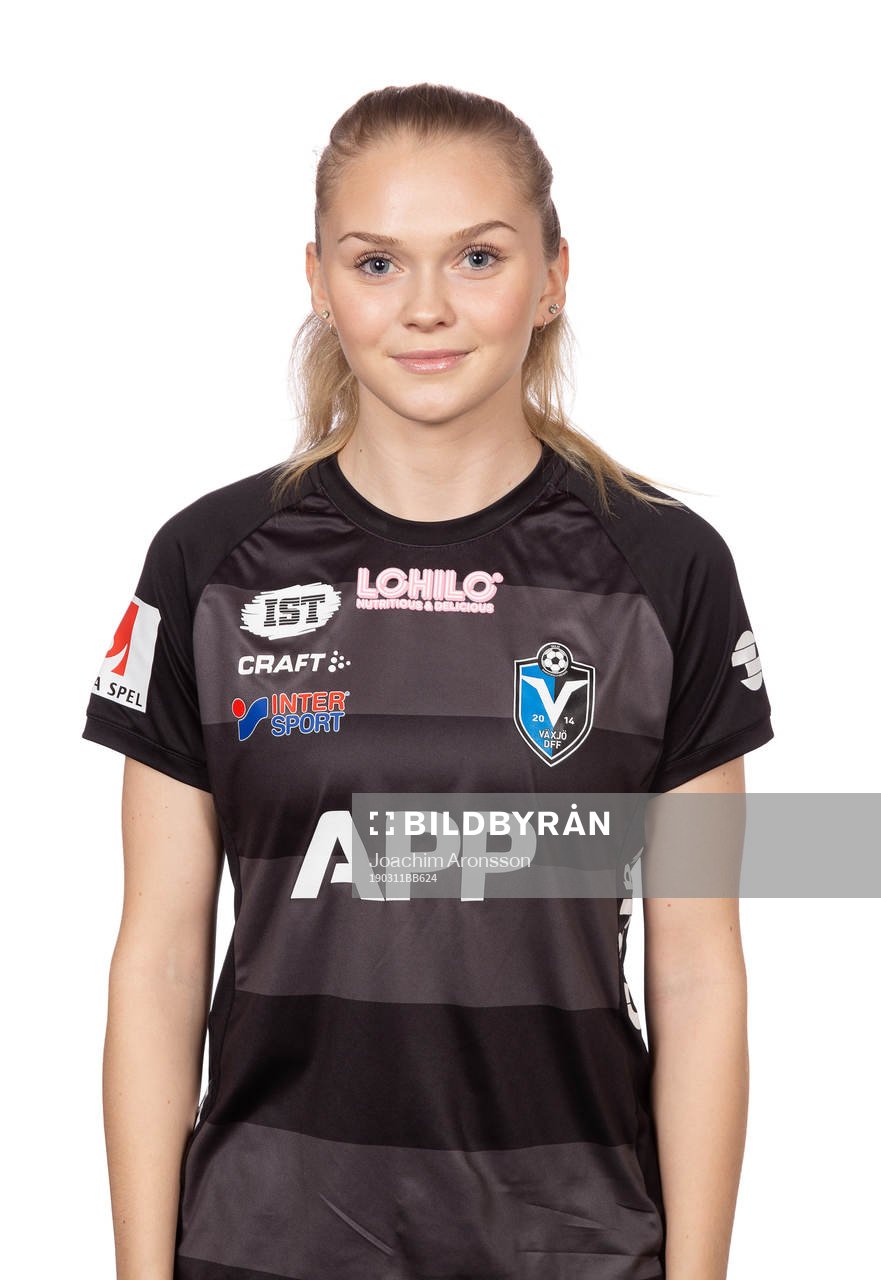 Växjös Amanda Persson poserar för ett porträtt den 11 mars 2019 i Växjö.