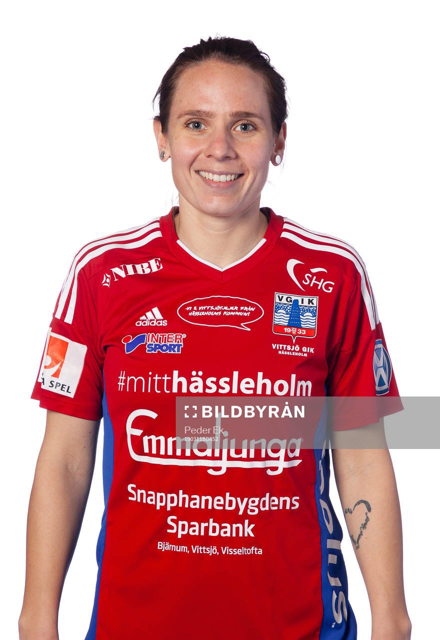Vittsjös Johanna Andersson poserar för ett porträtt den 11 mars 2019 i Hässleholm.