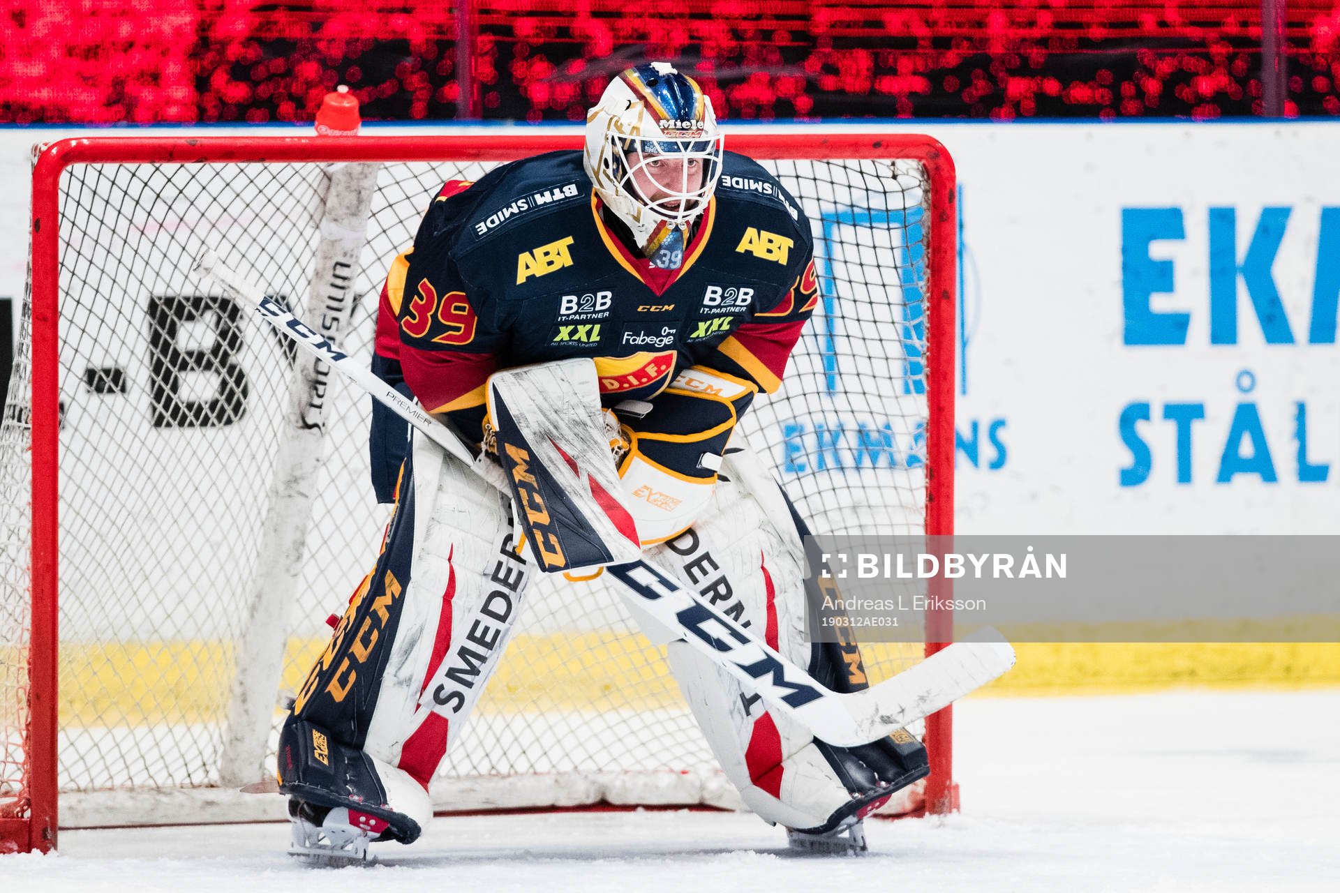 Djurgårdens målvakt Adam Reideborn