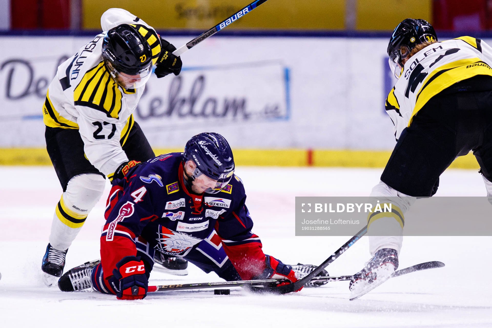Brynäs Emil Forslund och Linköpings Chad Billins