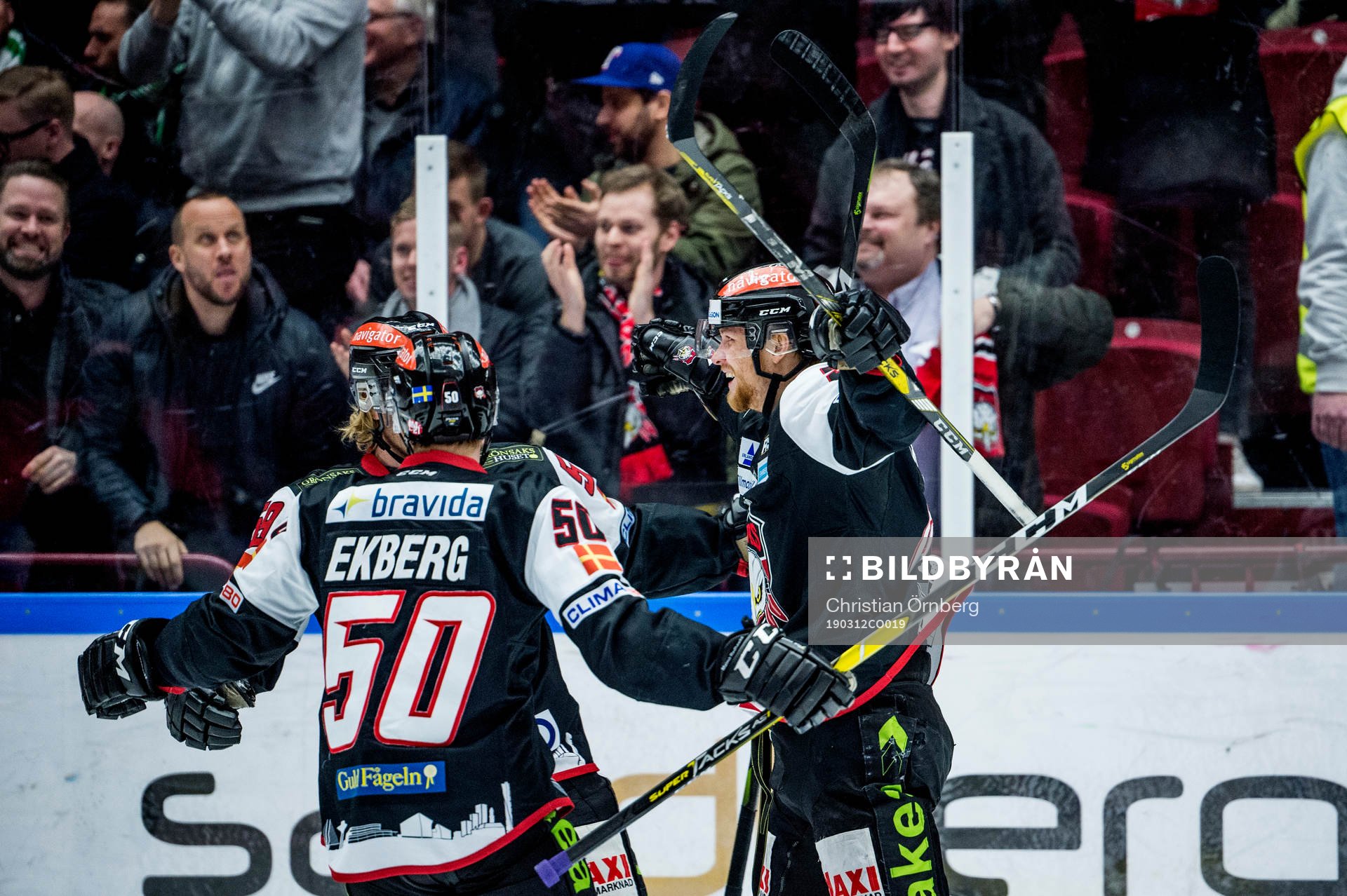 Malmö Redhawks Max Görtz jublar