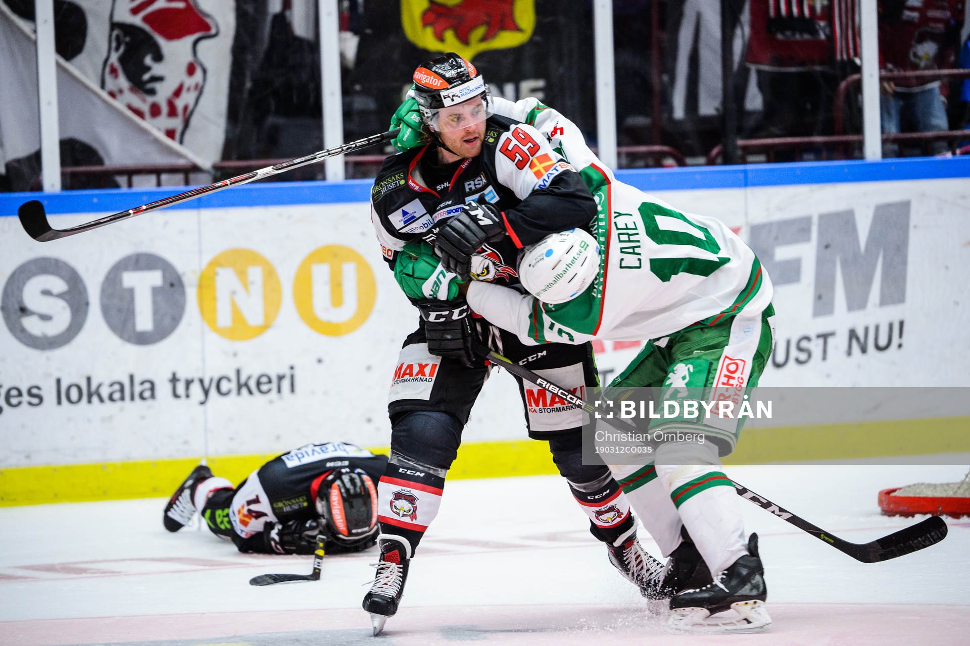 Malmö Redhawks Anton Mylläri i bråk med Rögles Matt