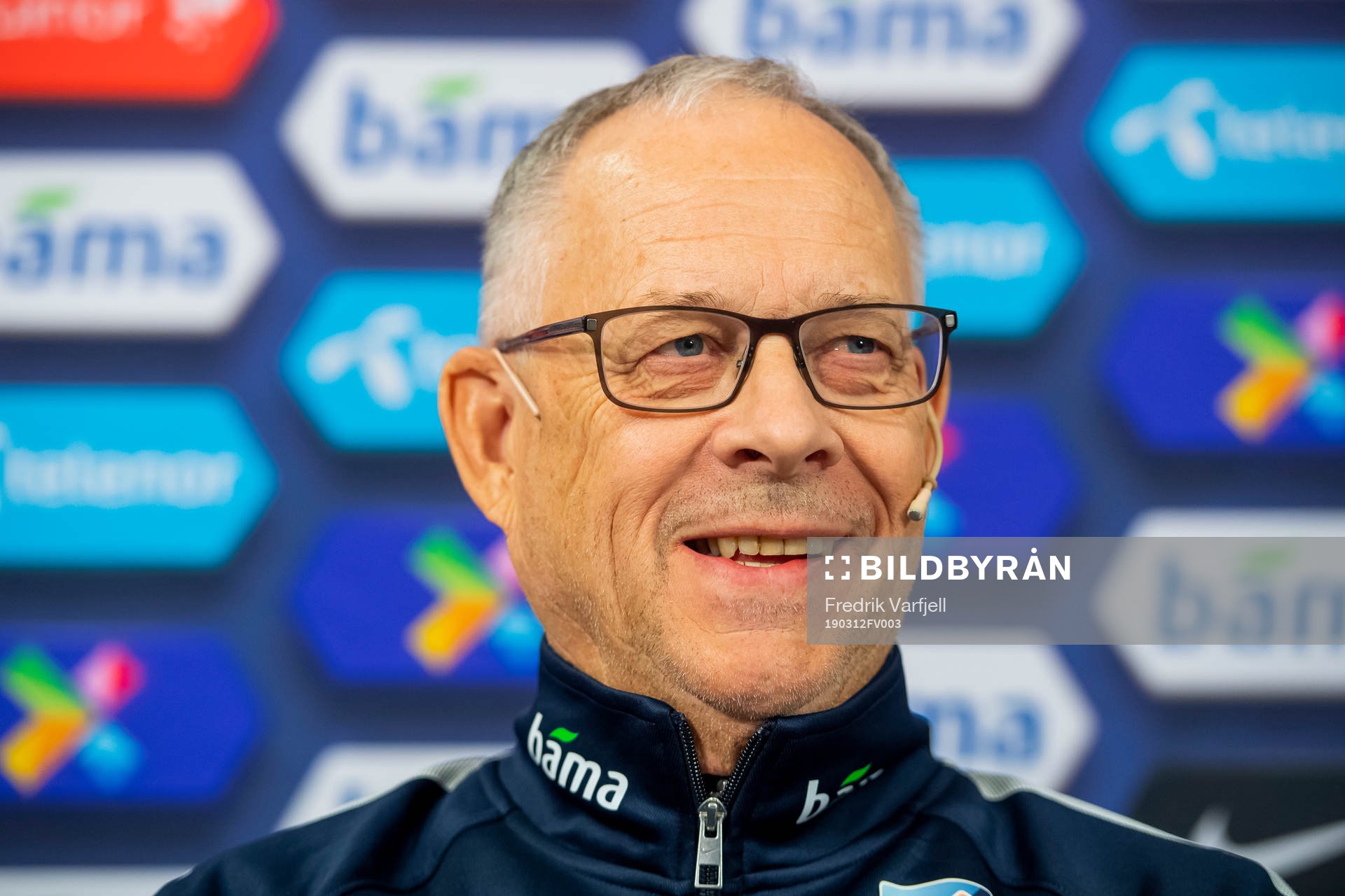 Lars Lagerbäck, head coach of Norway