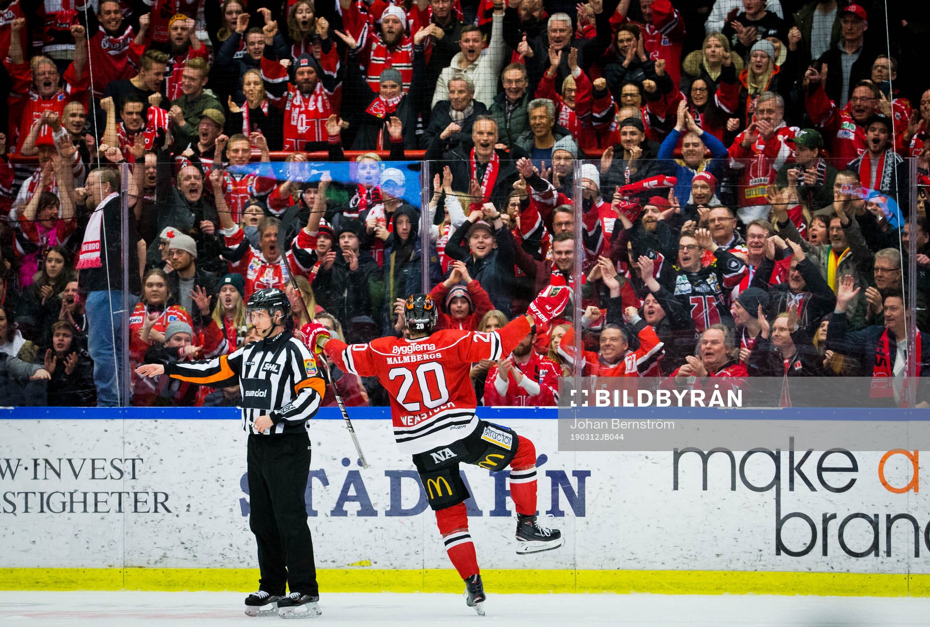 Örebros Marcus Weinstock gör 4-1 och jublar