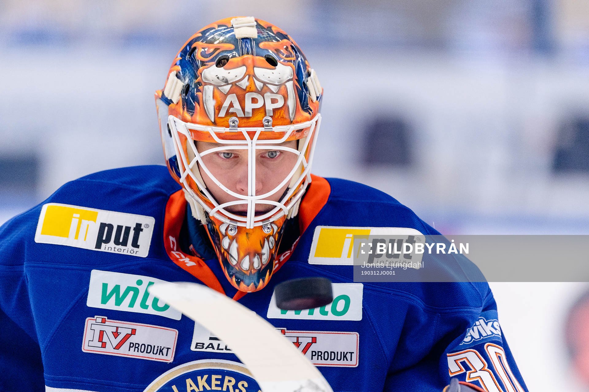 Växjös målvakt Viktor Fasth