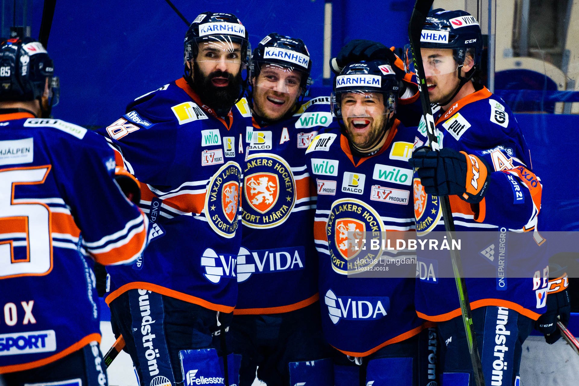 Växjös Nichlas Hardt jublar