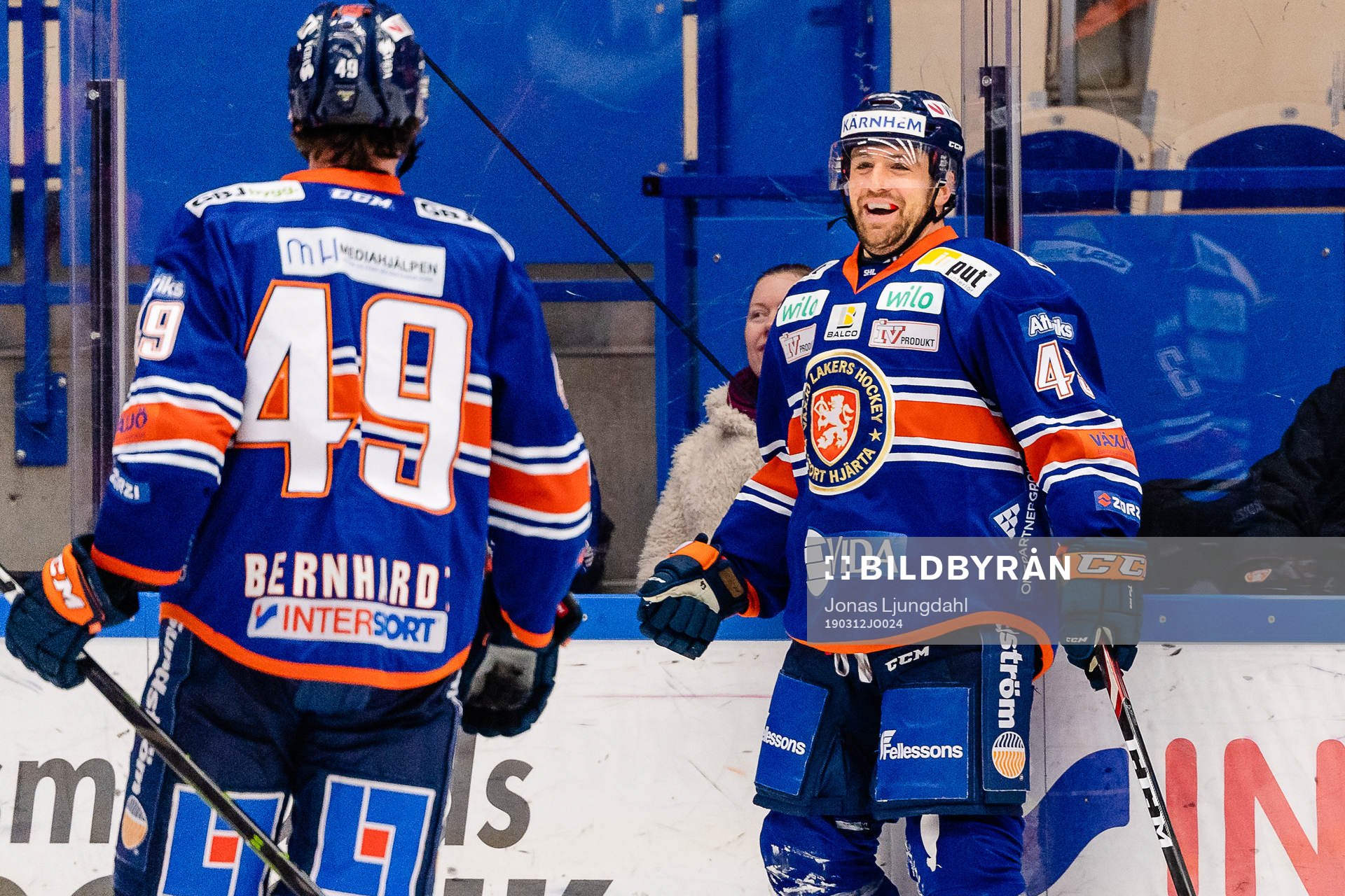 Växjös Nichlas Hardt jublar