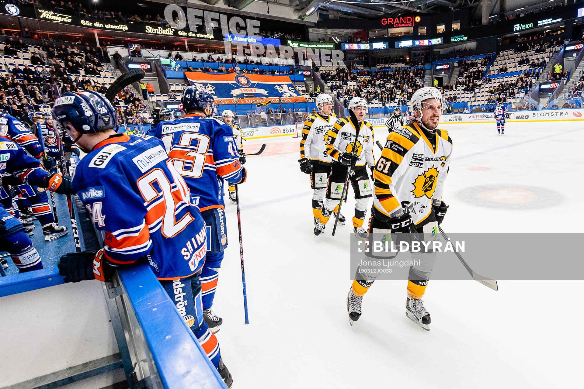 Skellefteås Fredrik Lindgren jublar