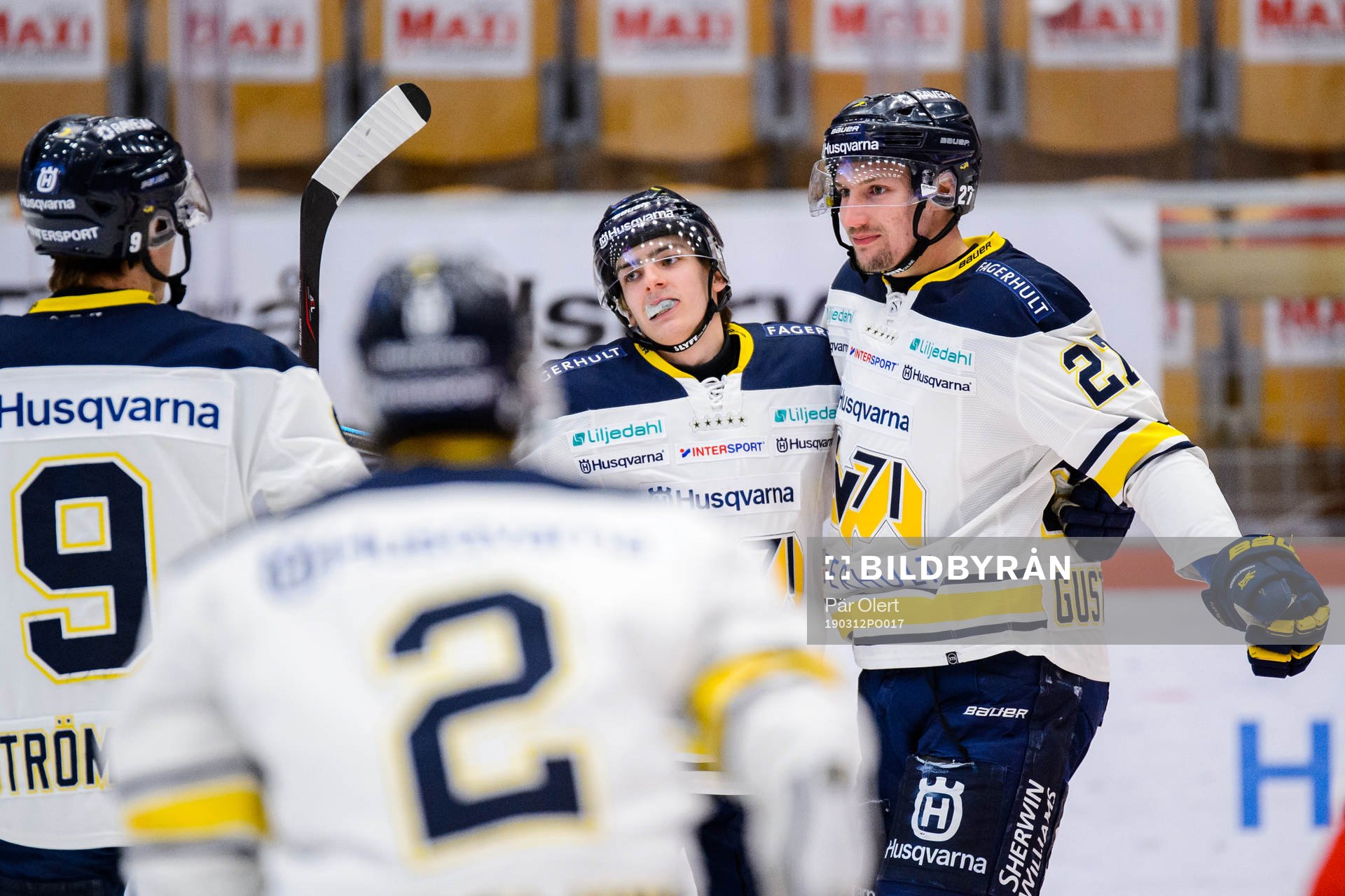 s Isac Brännström och David Gustafsson jublar