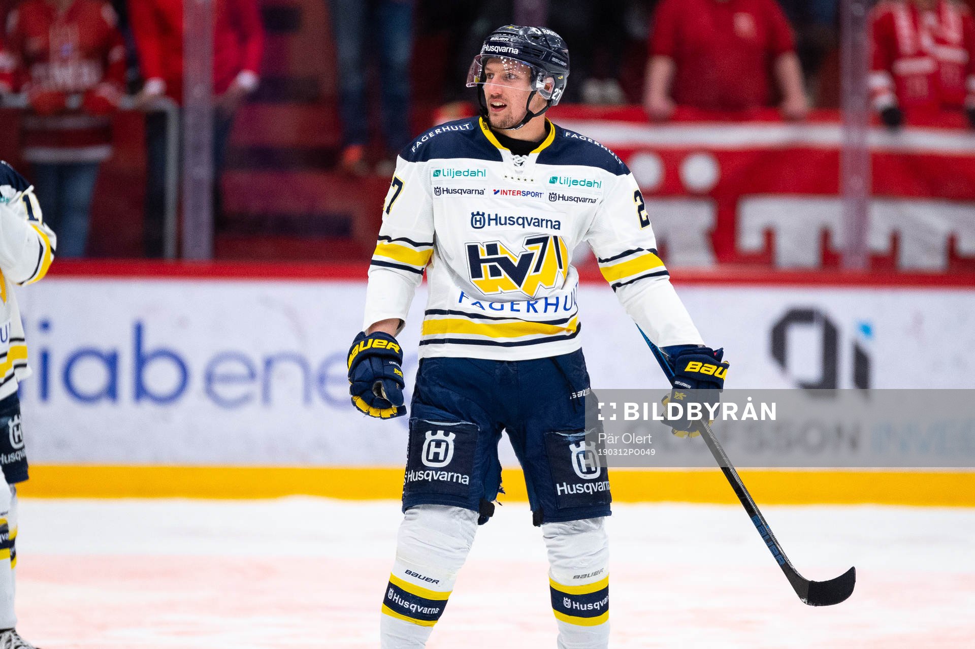 s David Gustafsson jublar