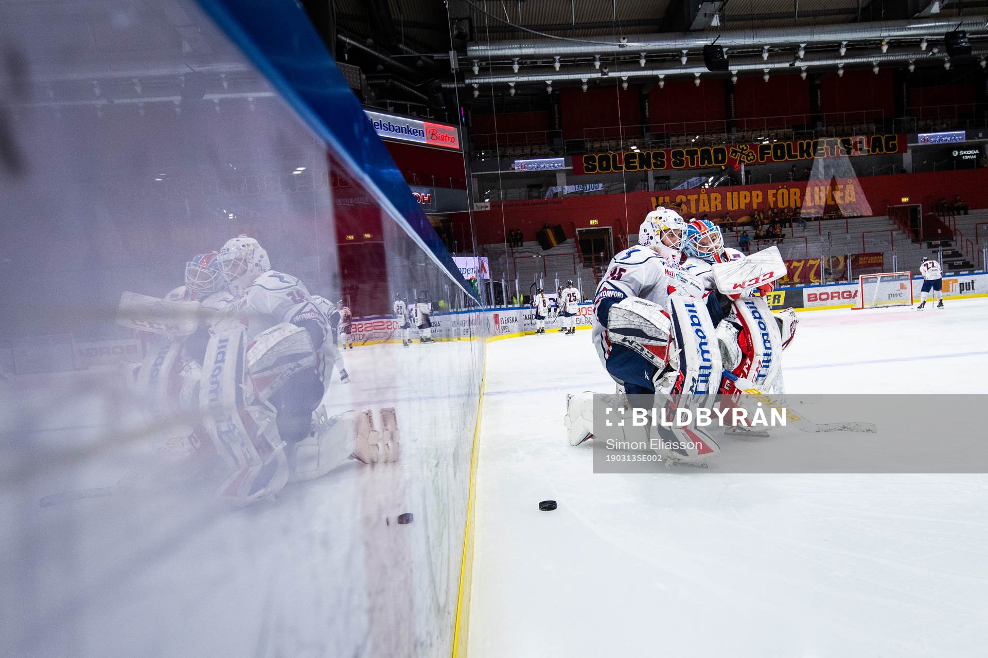 Linköpings målvakt Lisa Nordlöf och målvakt Eveliina