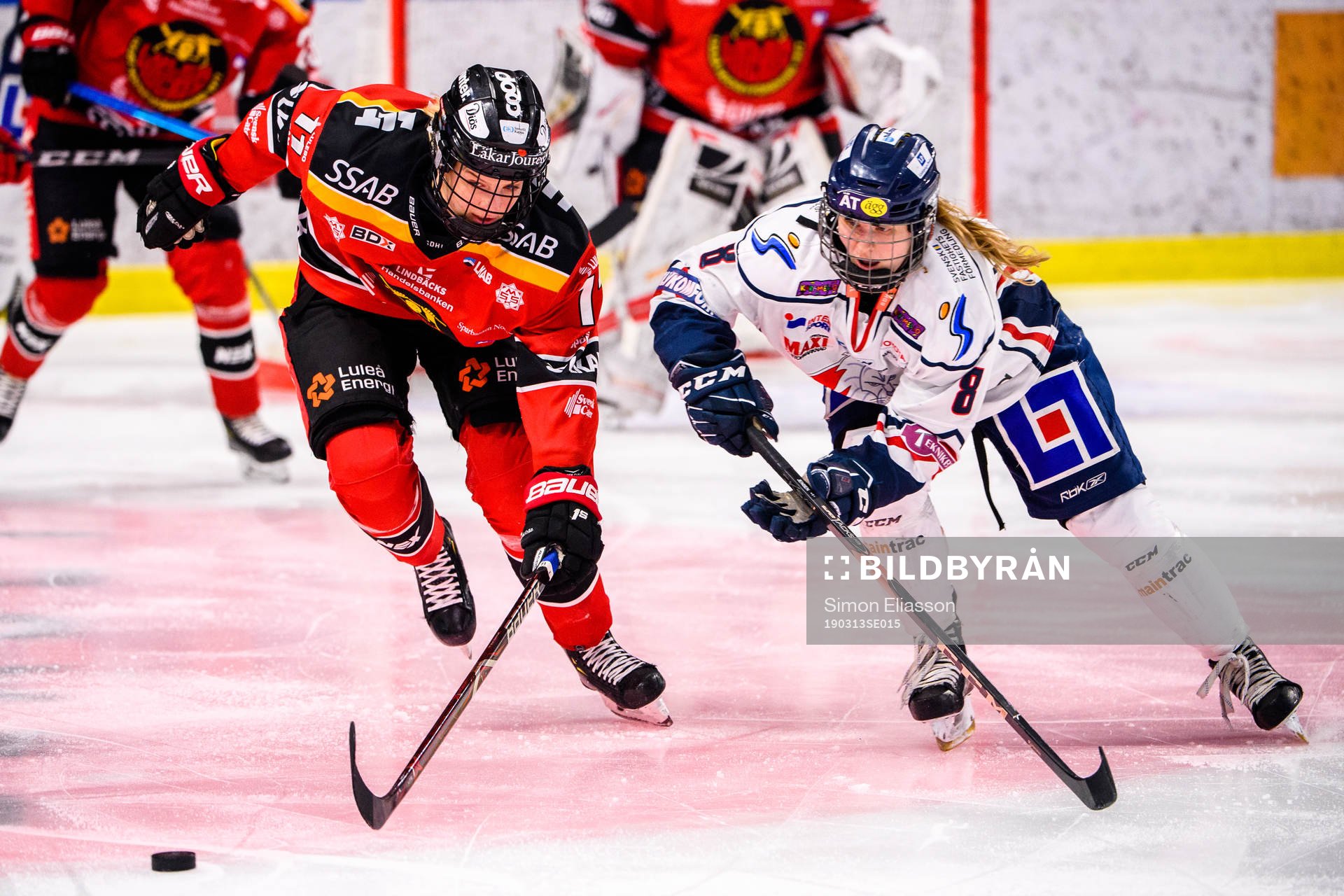 Luleås Josefine Hoegh Persson och Linköpings Nicoline