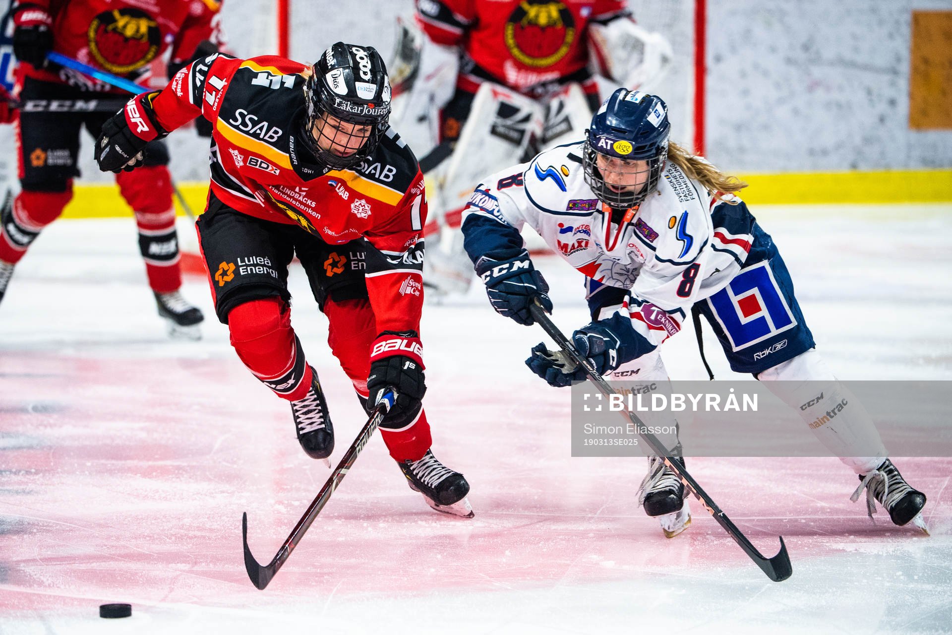 Luleås Josefine Hoegh Persson och Linköpings Nicoline