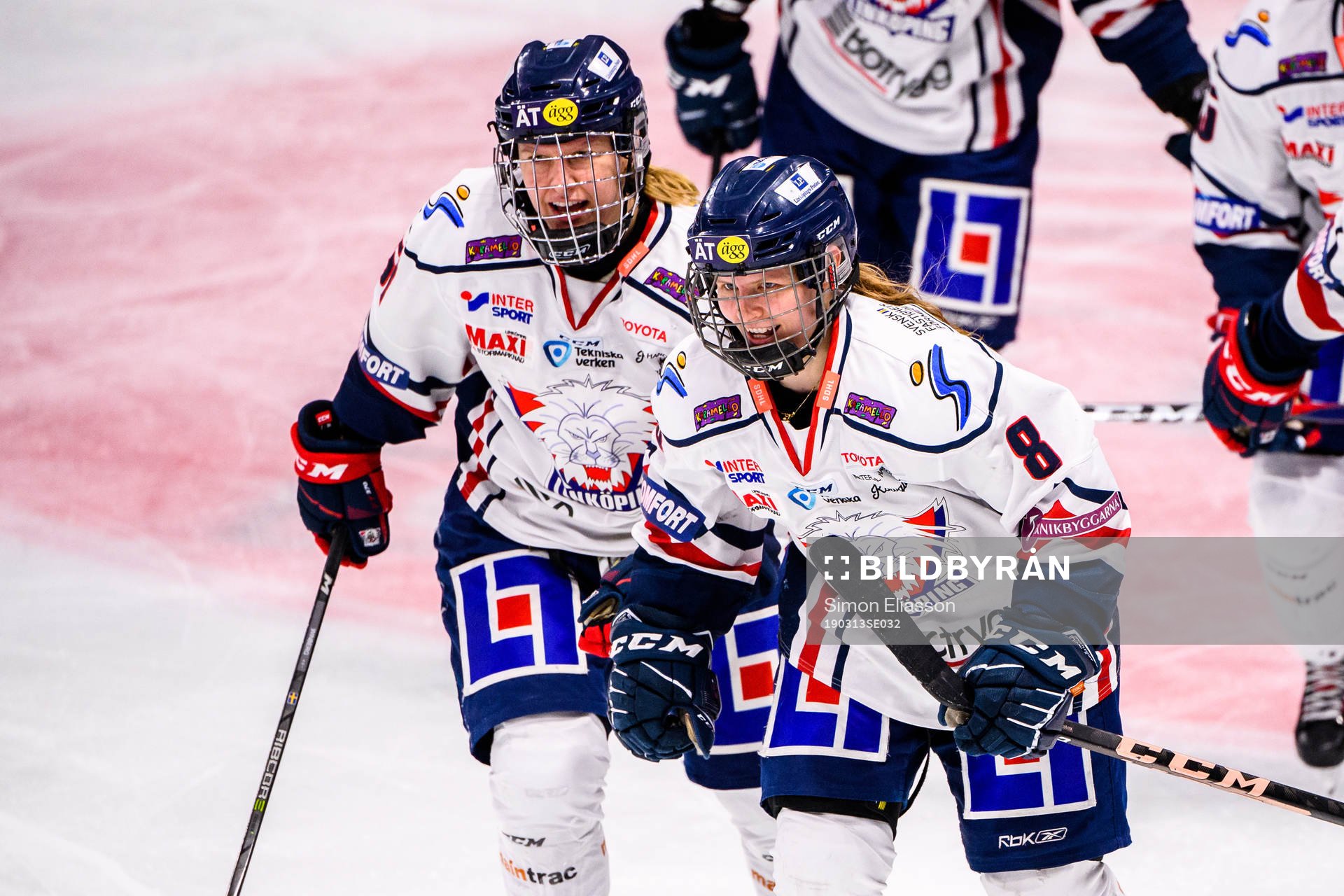 Linköpings Nicoline Söndergaard Jensen jublar