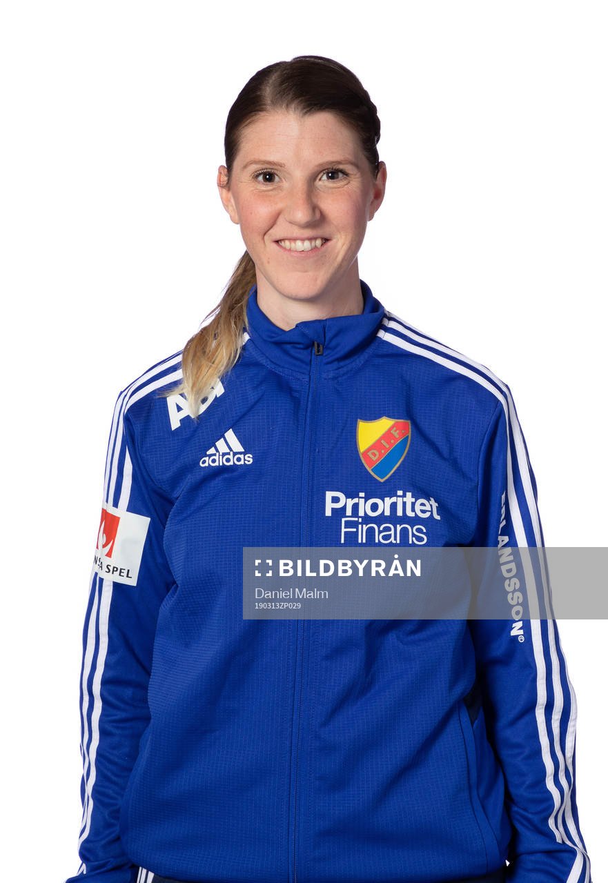 Djurgårdens fysioterapeut Anna Kellermalm Fallby poserar för ett porträtt den 13 mars 2019 i Stockholm.